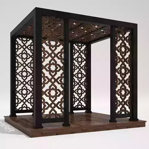Traditional Arabic gazebo  3D model