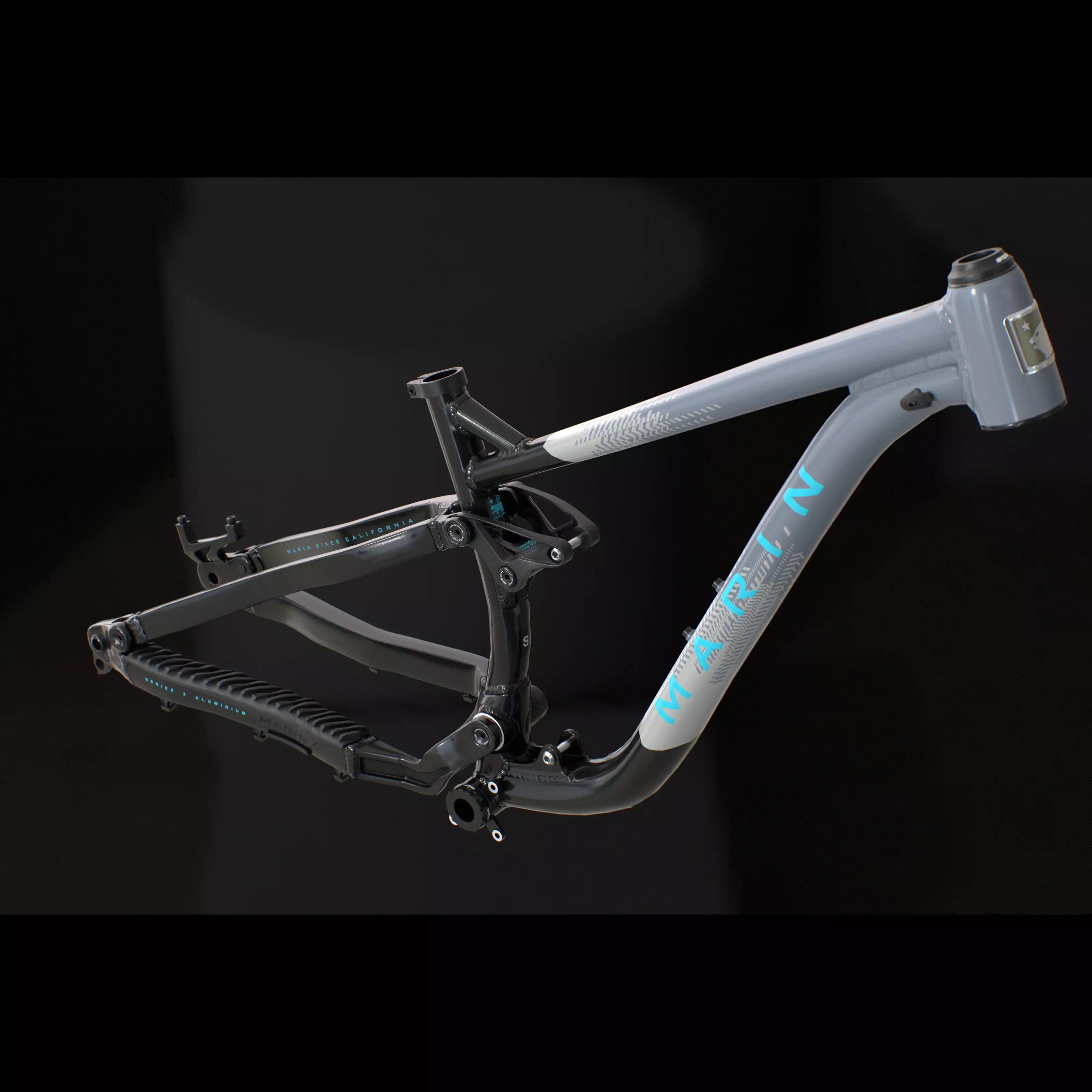 Marin RFZ1 MTB frame Low-poly 3D model