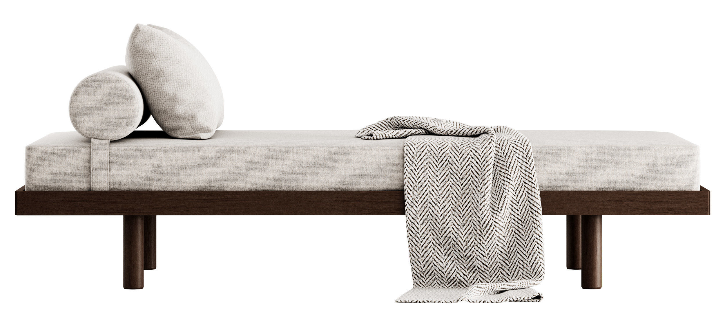 Modern Minimalist Daybed by Revival Rugs 3D model_13