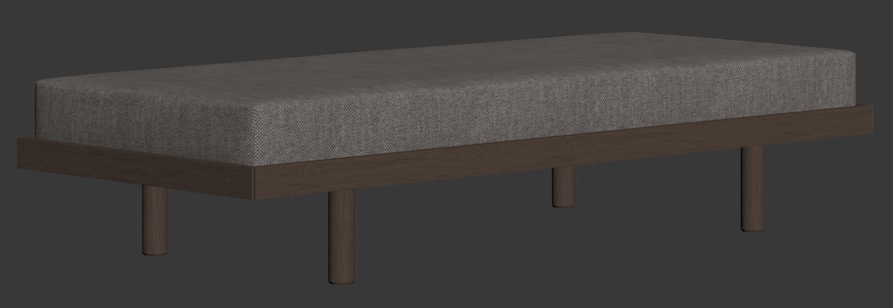 Modern Minimalist Daybed by Revival Rugs 3D model_20