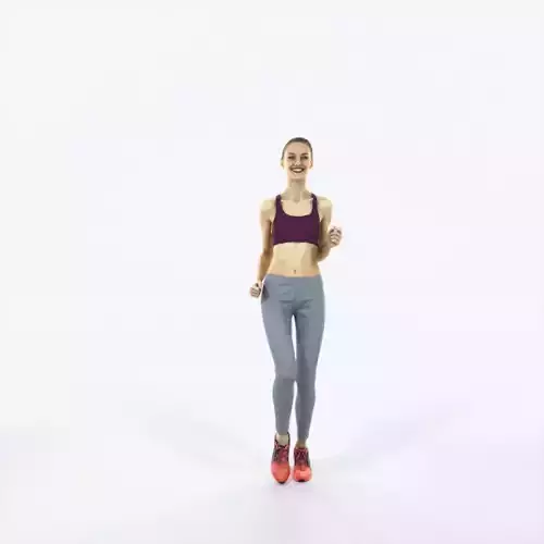 Beauty 03H Running Jogging Sports Woman Low-poly 3D model Beauty 03H Running Jogging Sports Woman Low-poly 3D model