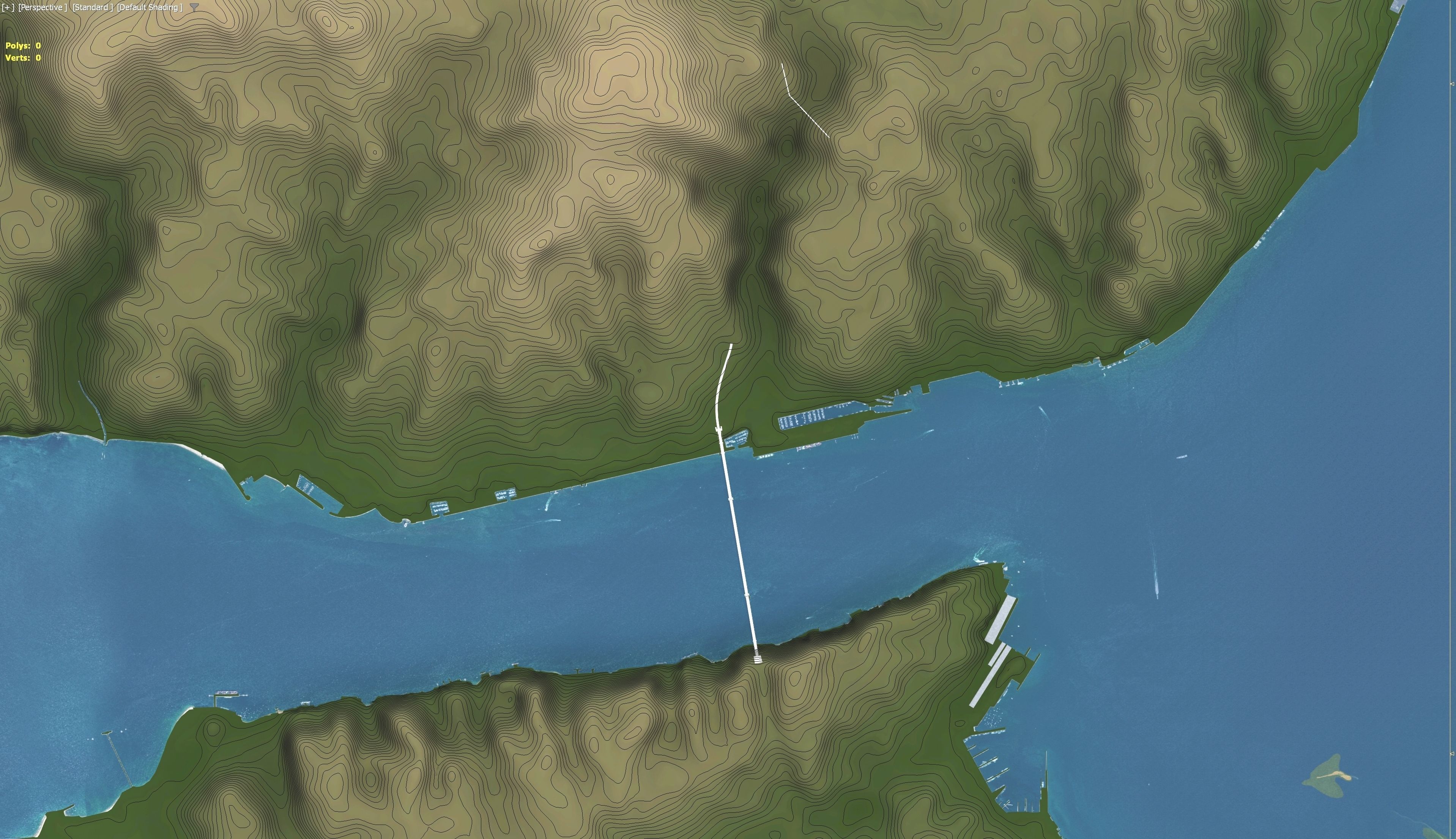 Lisbon - 3D Terrain Model Low-poly 3D model_22