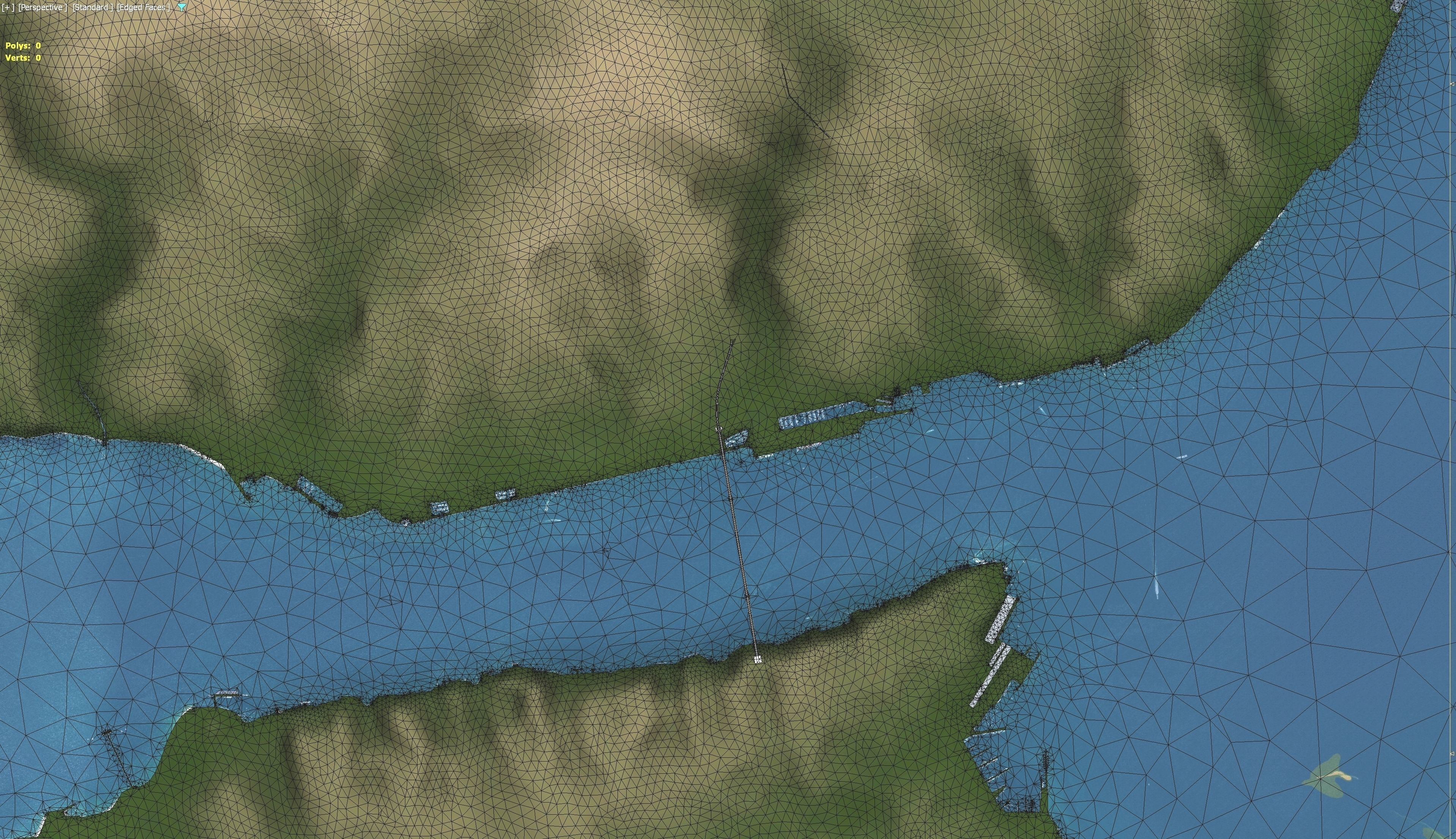 Lisbon - 3D Terrain Model Low-poly 3D model_21