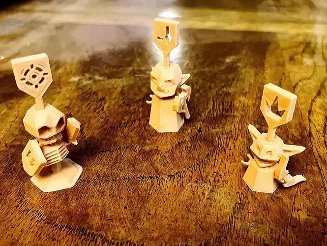 Tabletop Monster token pack 3D print model