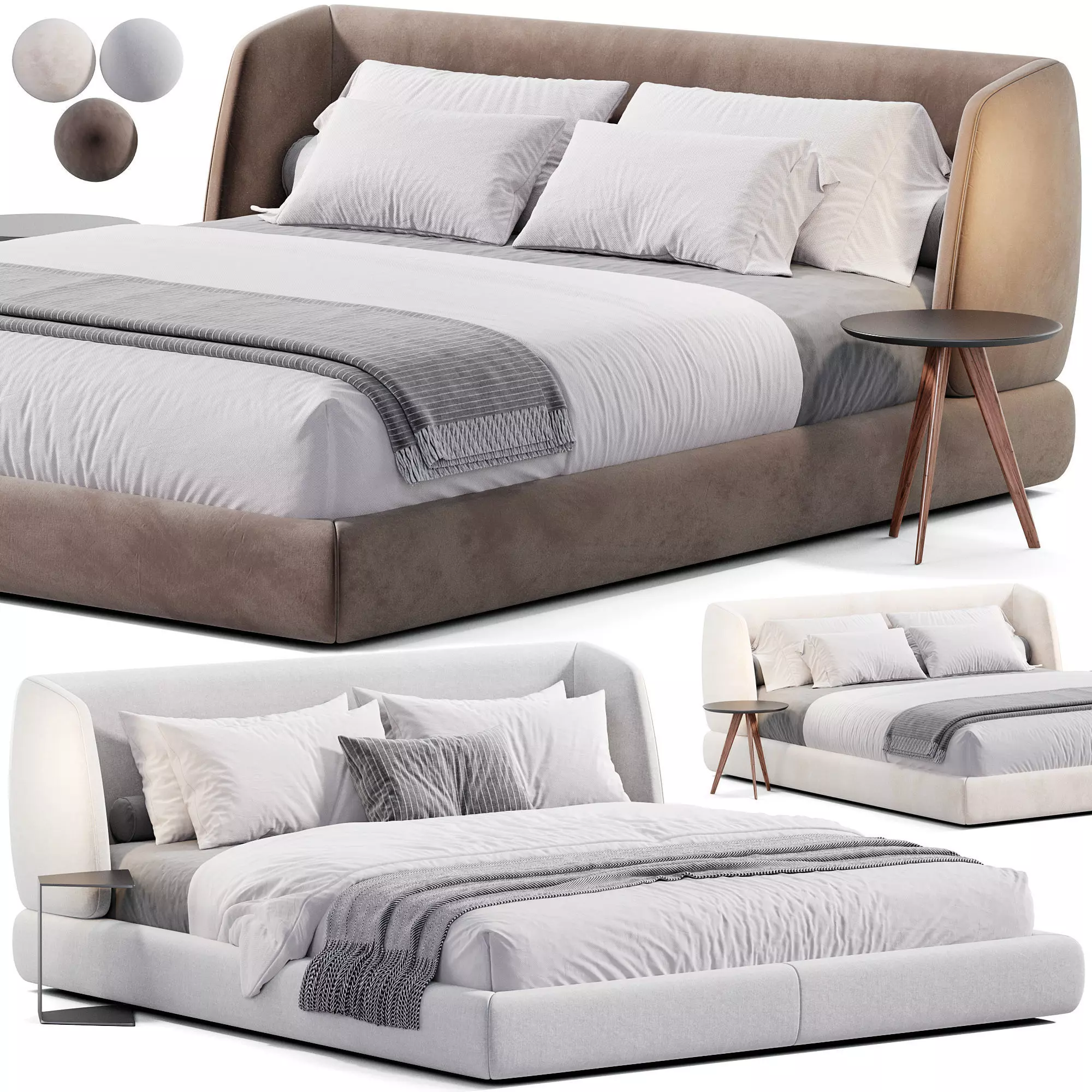 Virgin bed 3D model