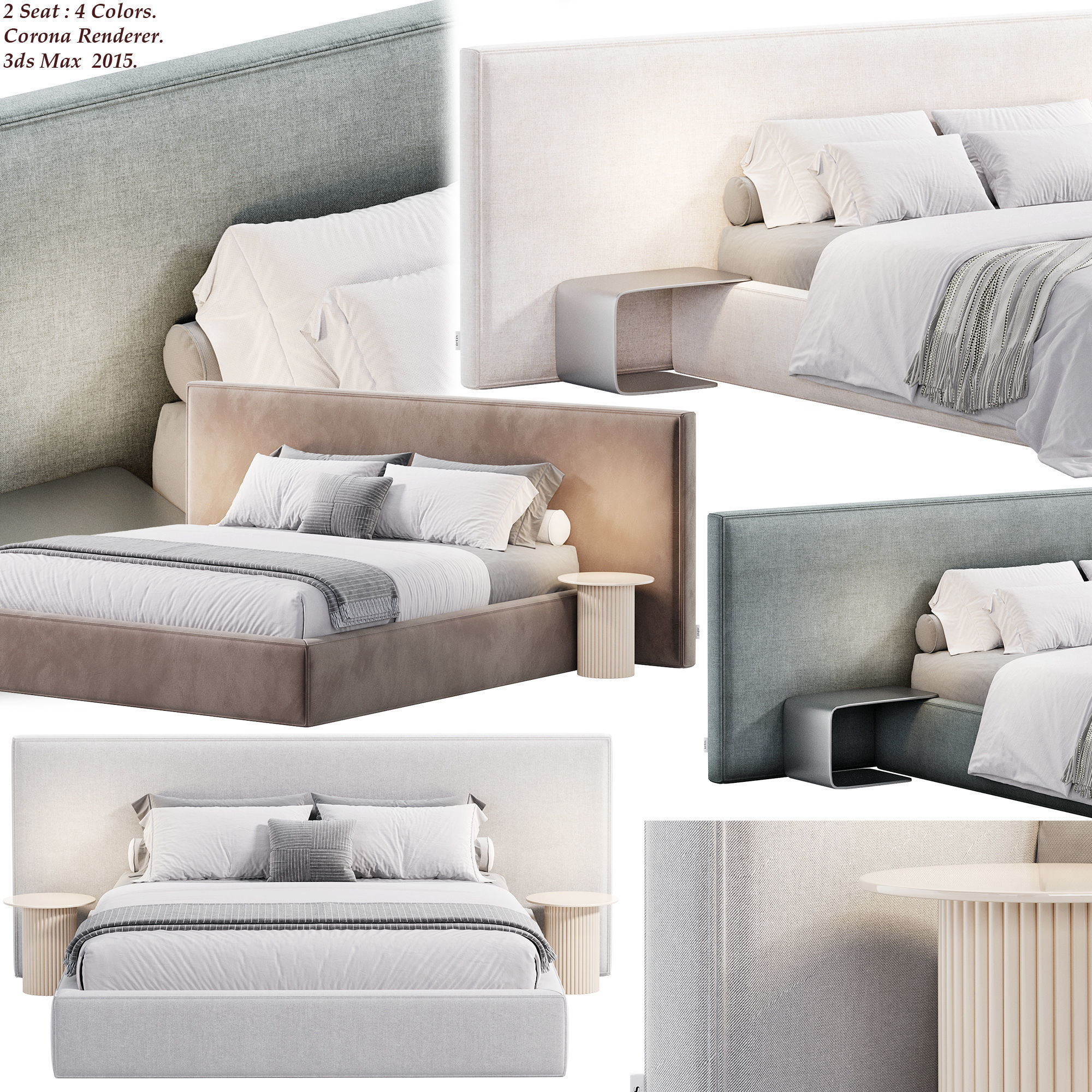 Felis Bowie Bed 3D model_3