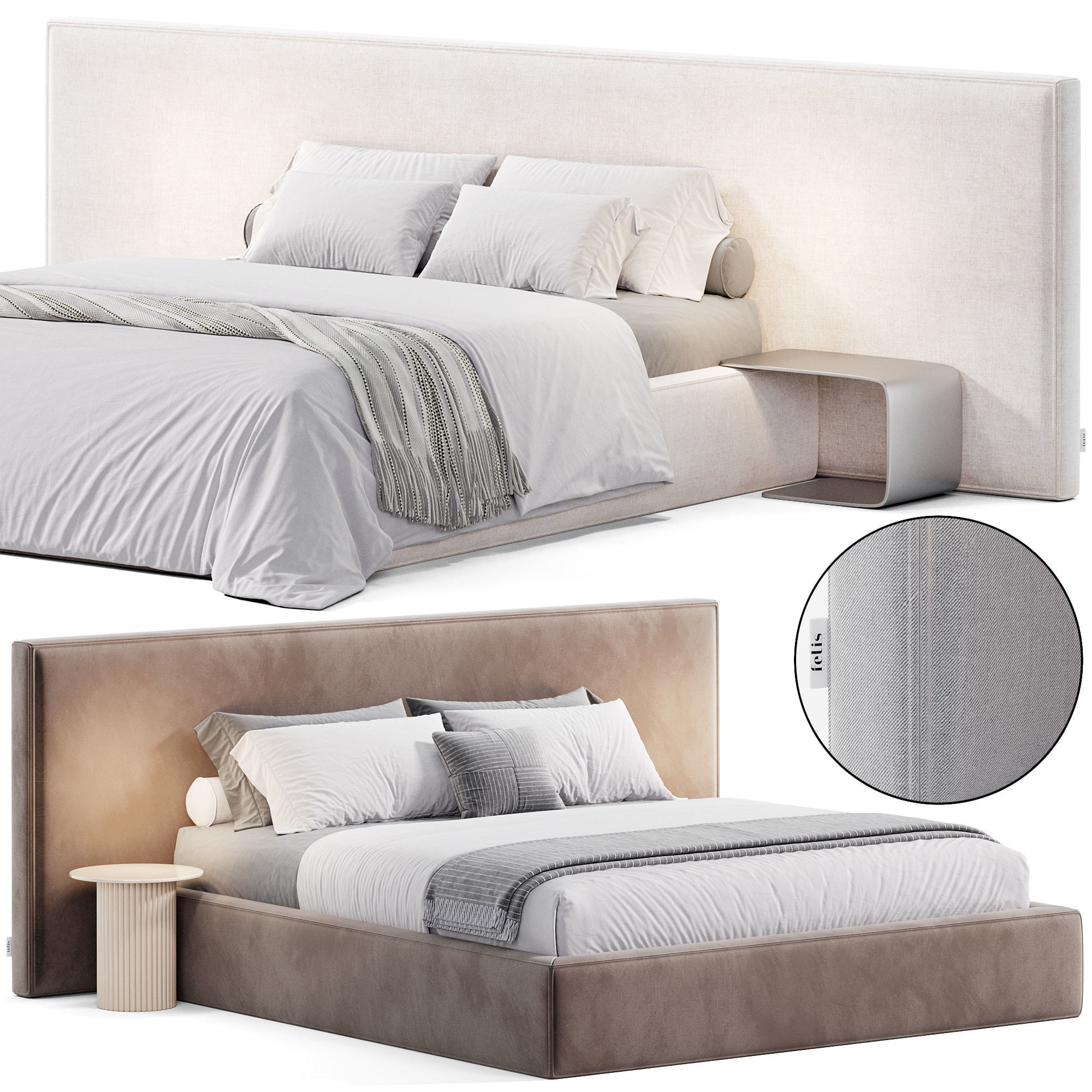 Felis Bowie Bed 3D model_1