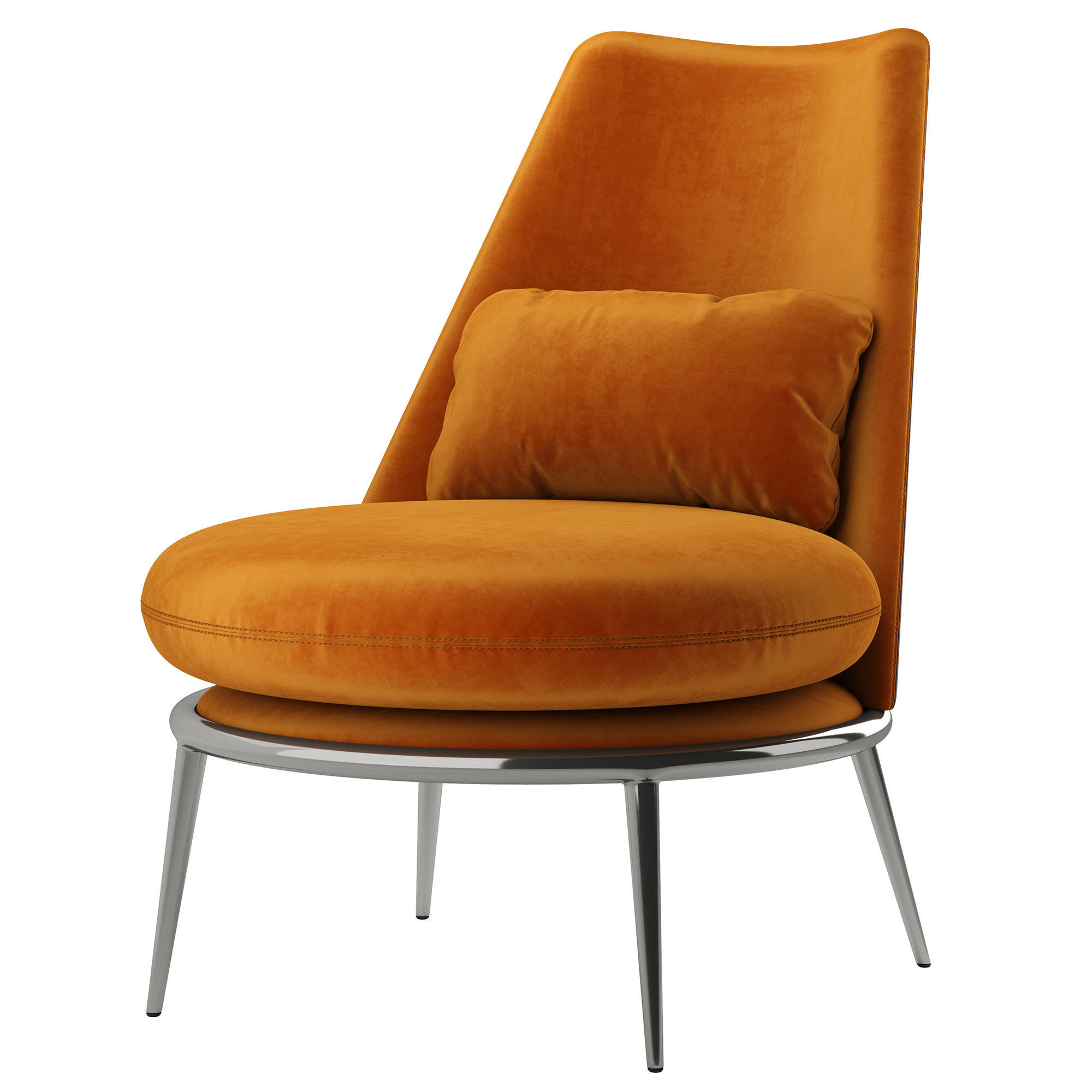 AURORA Armchair by Cantori 3D model_1