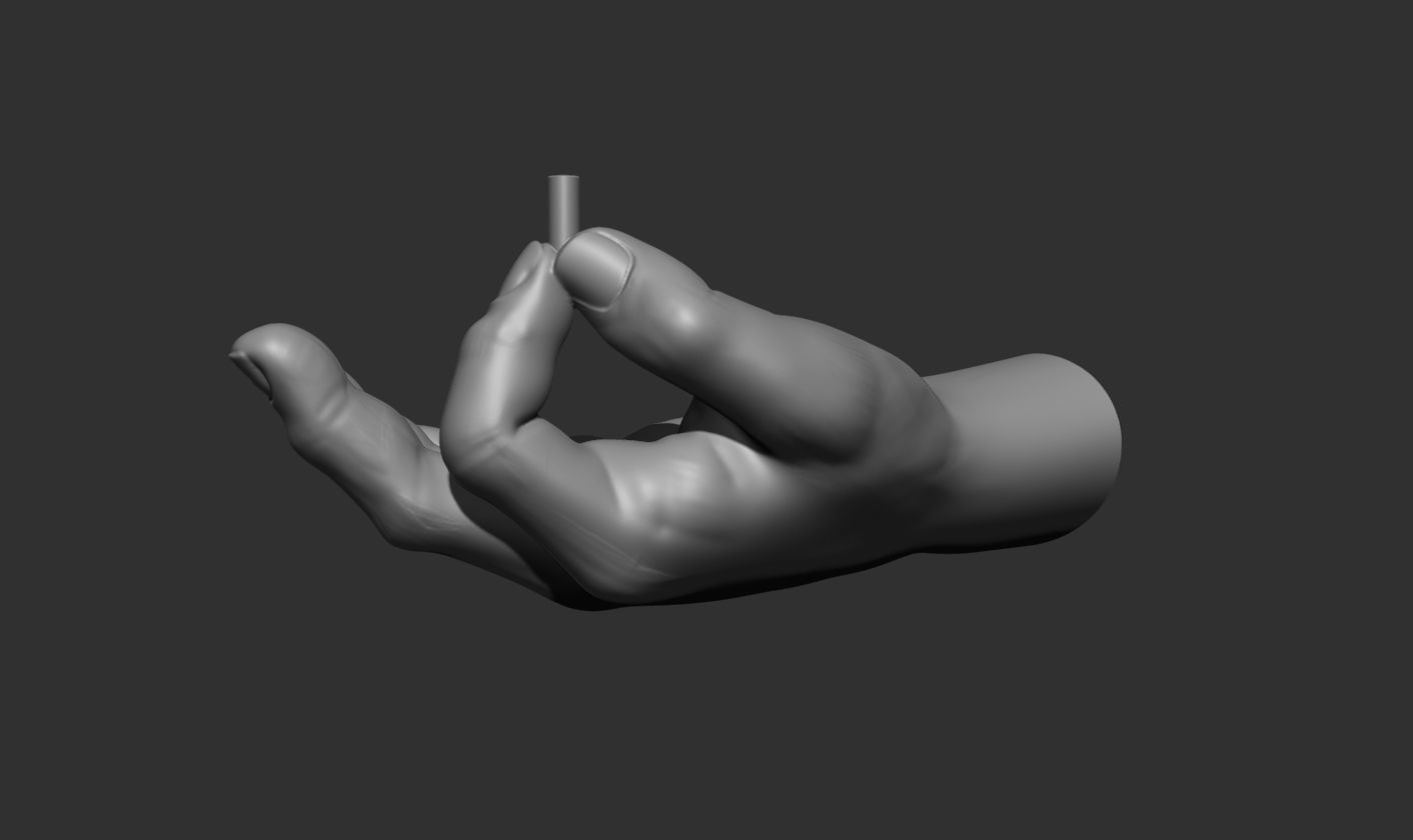 Incense Holder Hand Sculpture 3D print model_8