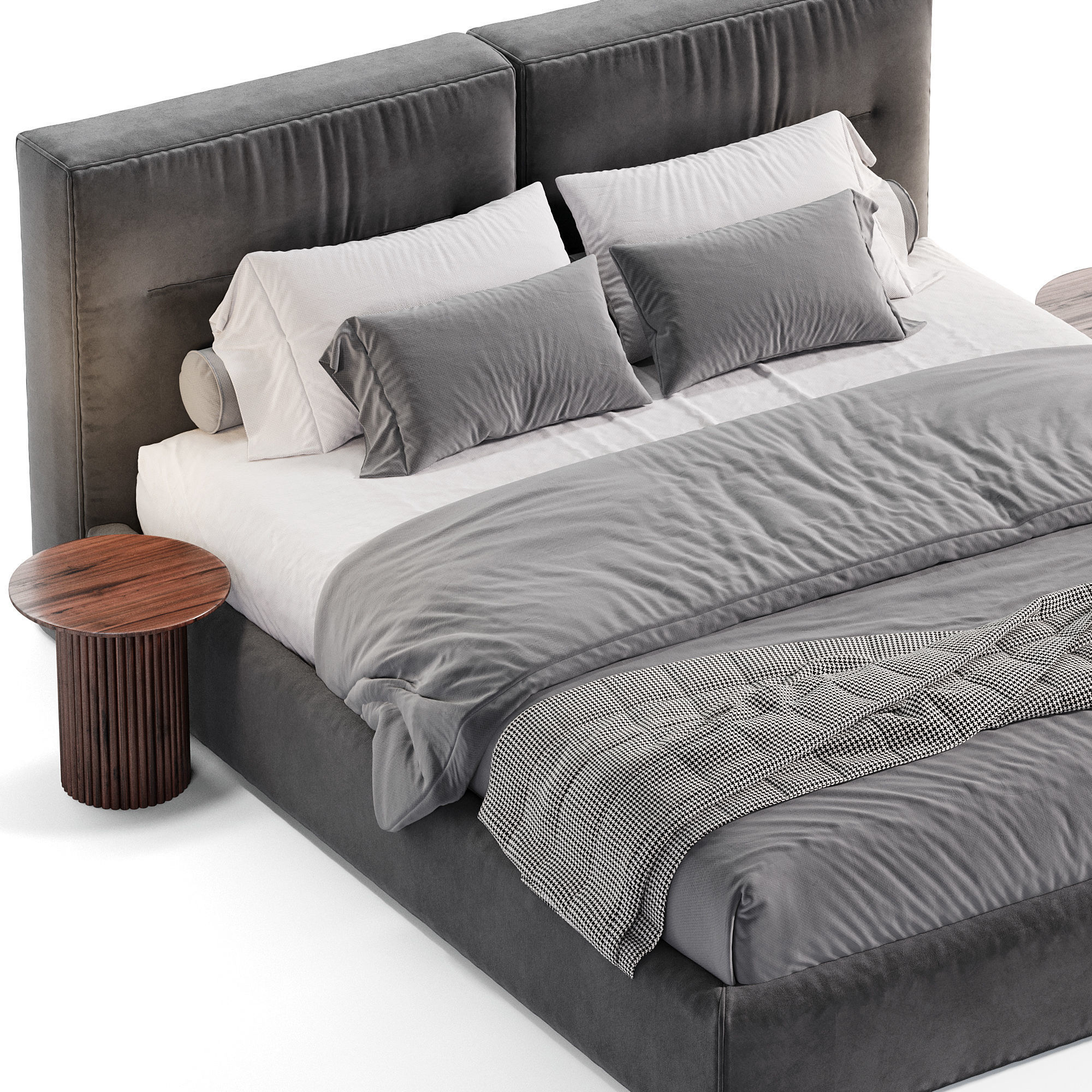 Bodema Dallas bed 3D model_4