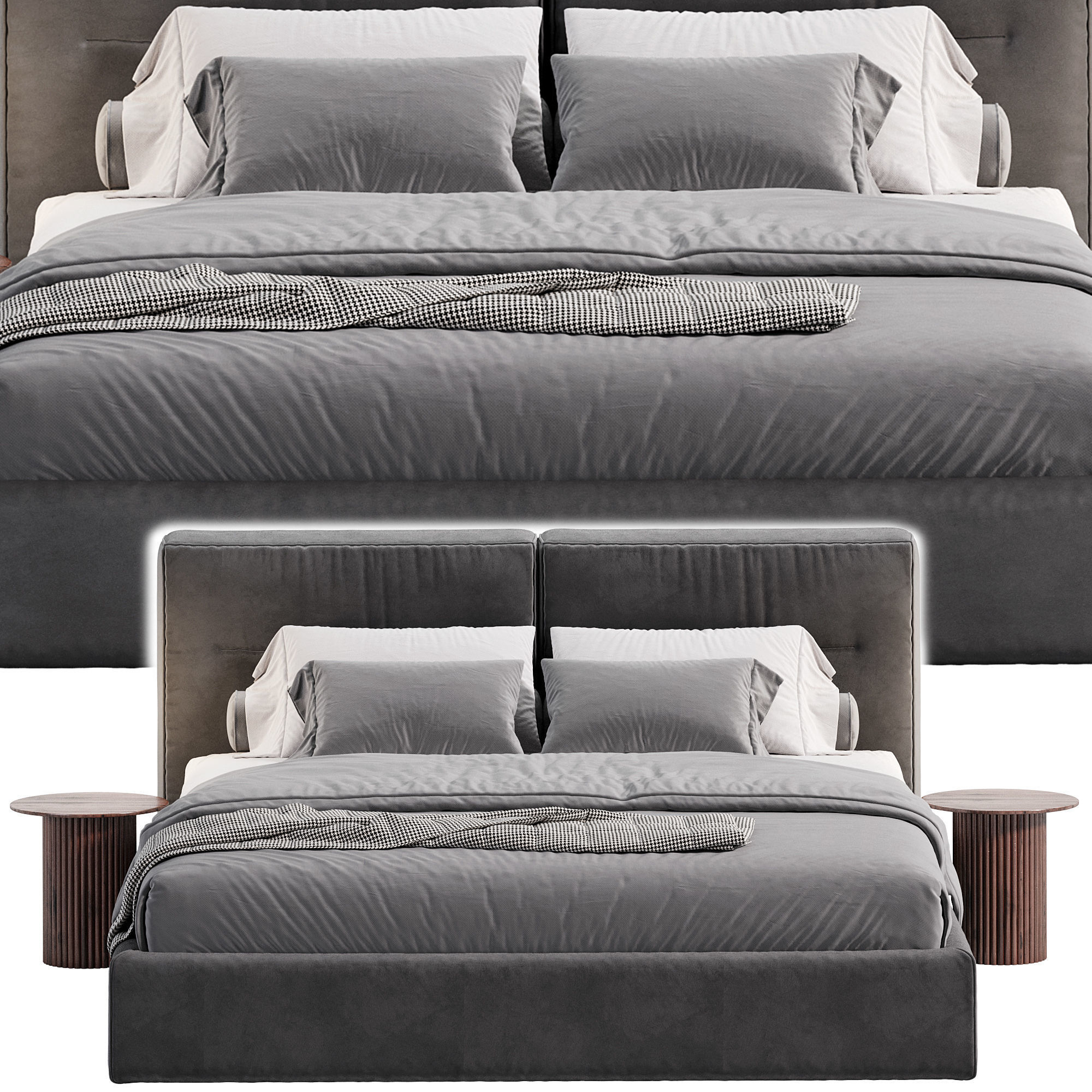 Bodema Dallas bed 3D model_3