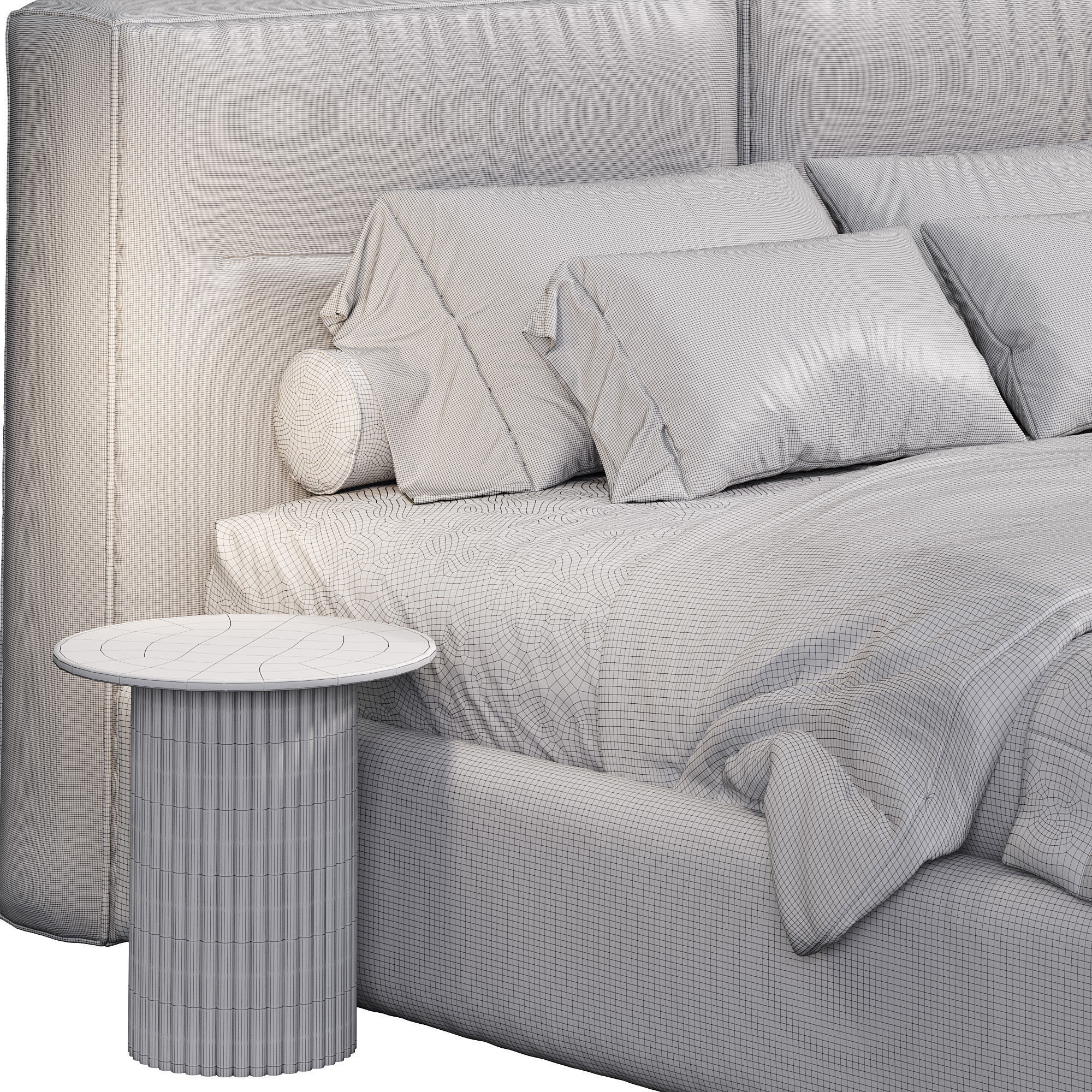 Bodema Dallas bed 3D model_6