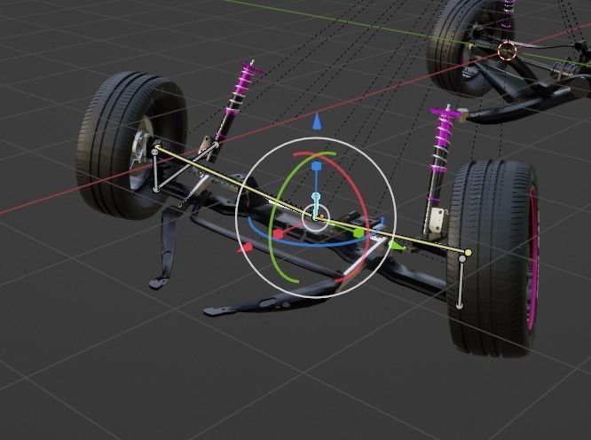 Nissan Silvia s15 custom 3D model_22