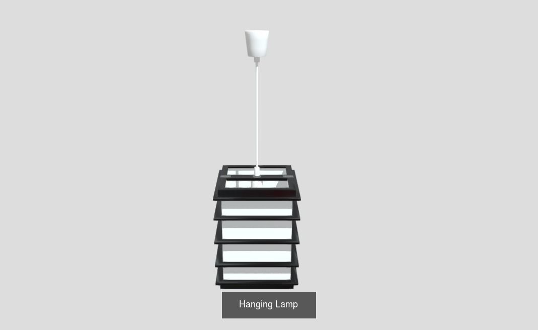 Lamps - 6 3D Model Collection_3