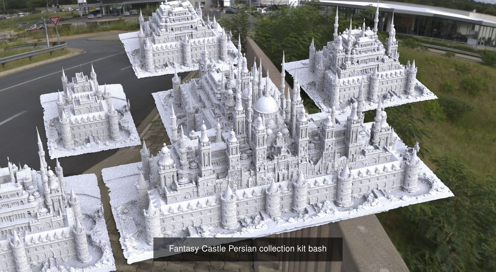 Persian Castle architecture Collection _6