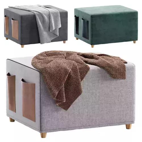 Gray Kos pouffe bed by inmyroom ru La Forma