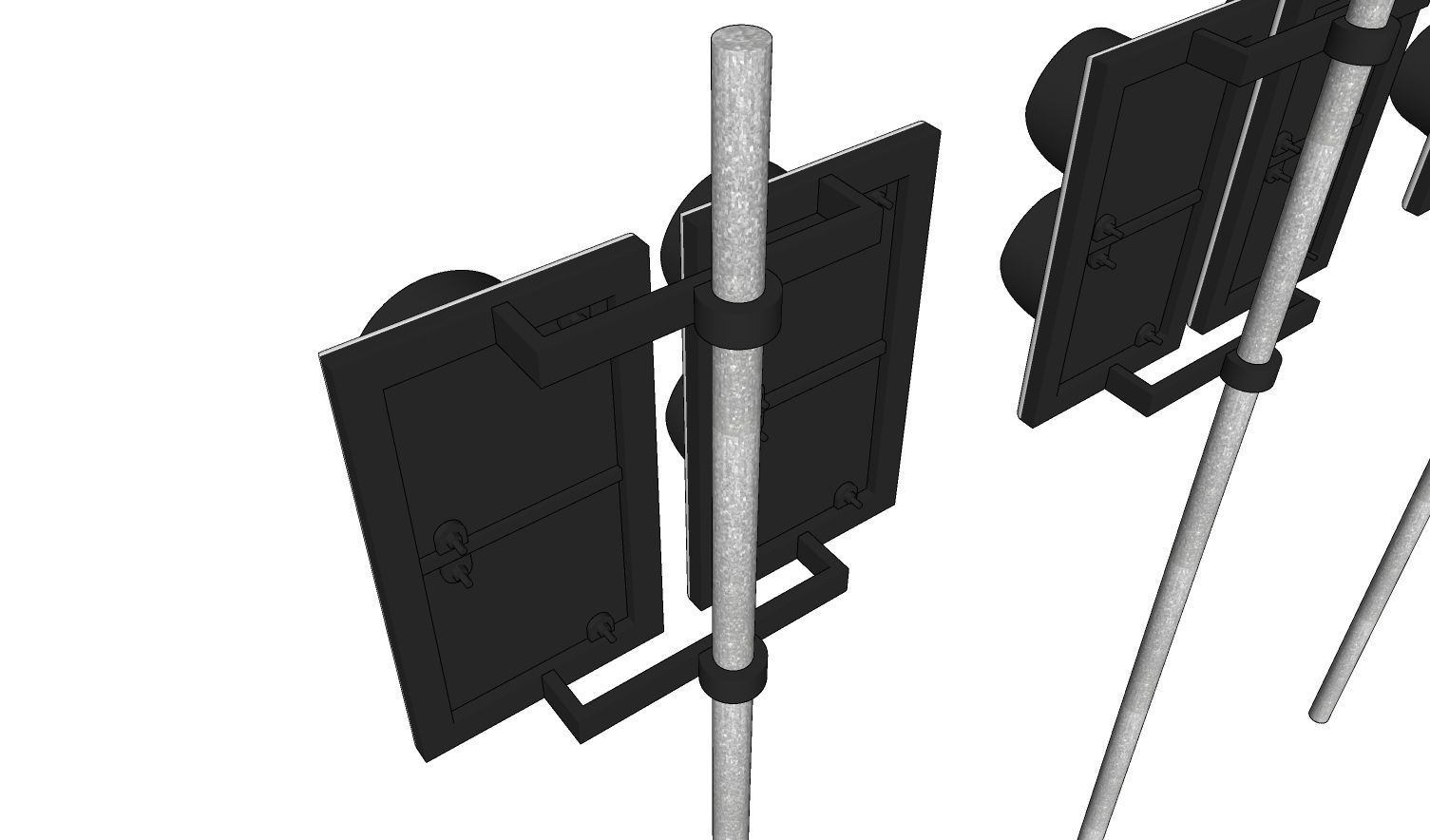 Traffic lights - Traffic - Signaling - Pedestrian - Cyclist 3D model_16