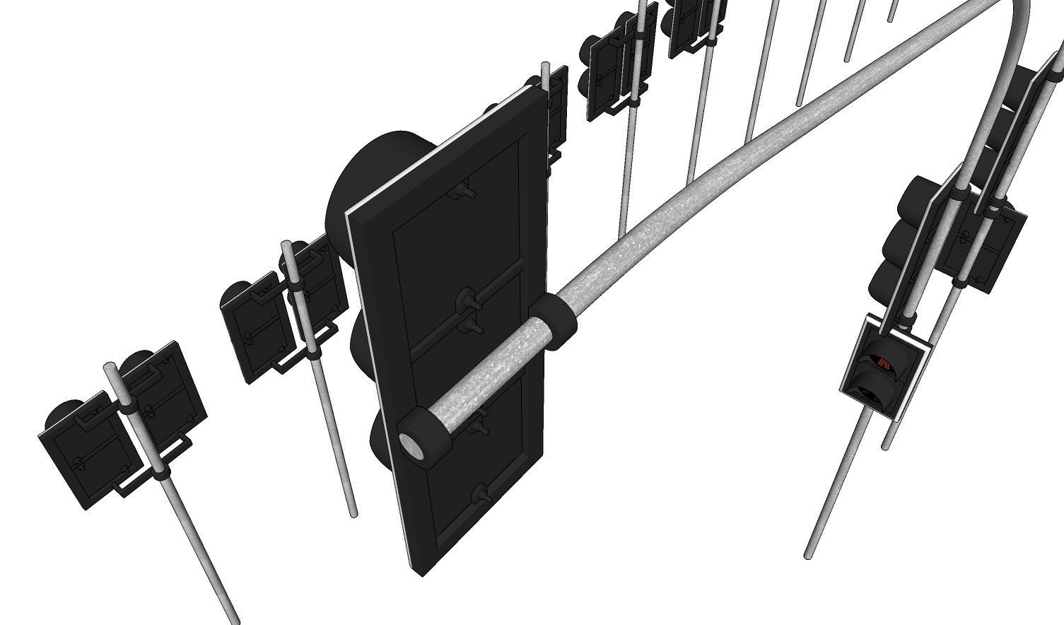 Traffic lights - Traffic - Signaling - Pedestrian - Cyclist 3D model_17