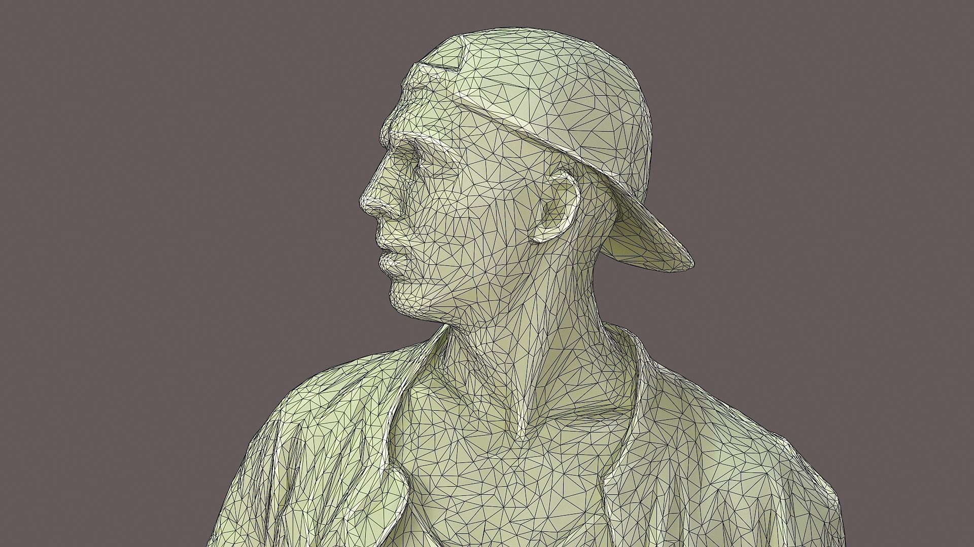 Urban Chill Boy in Casual Pose with Stylish Outfit 3D model_9