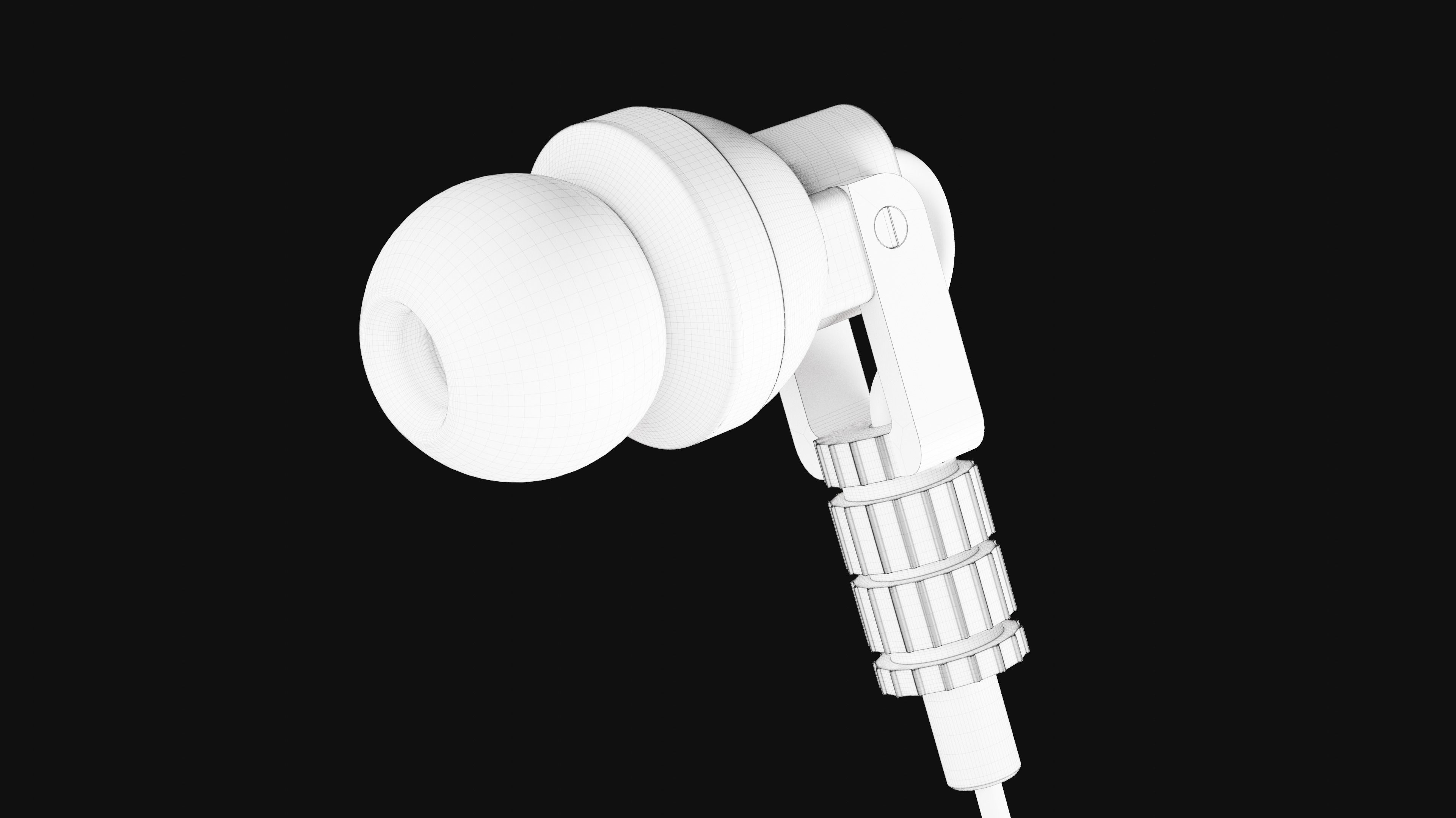 Headphones product Low-poly 3D model_10