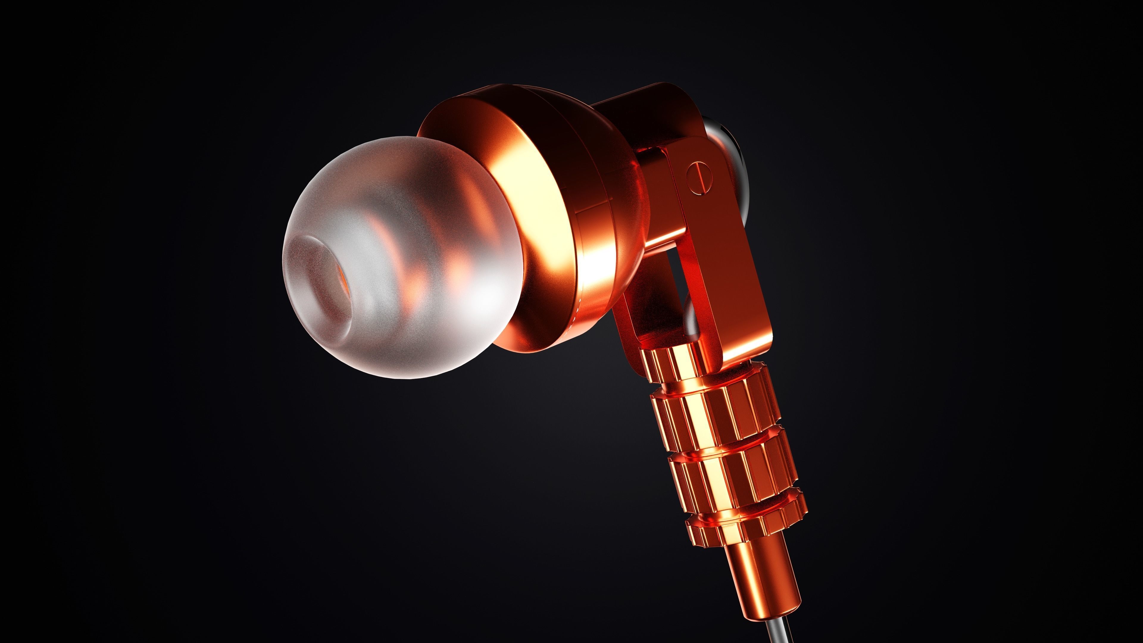 Headphones product Low-poly 3D model_6