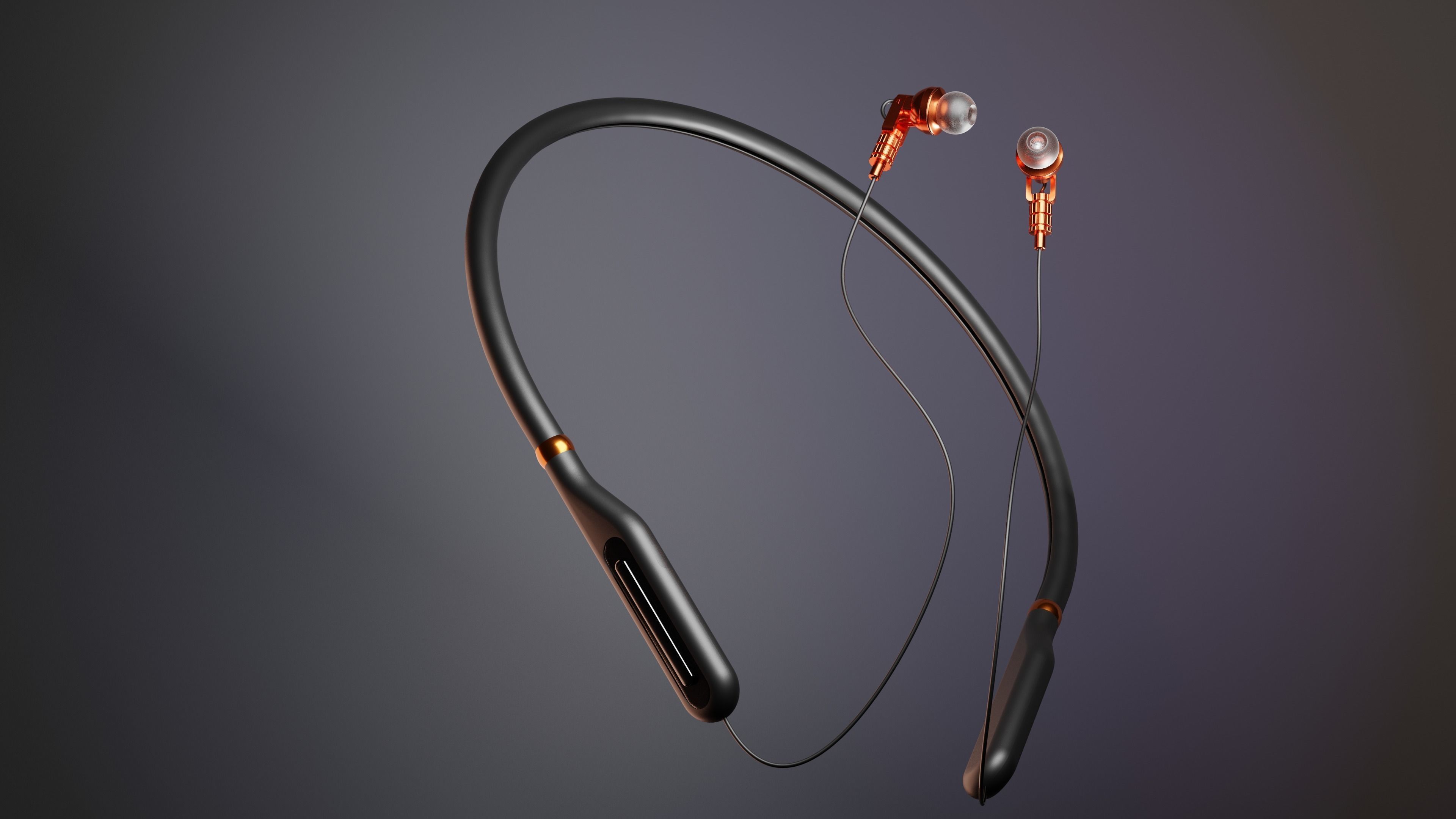 Headphones product Low-poly 3D model_5