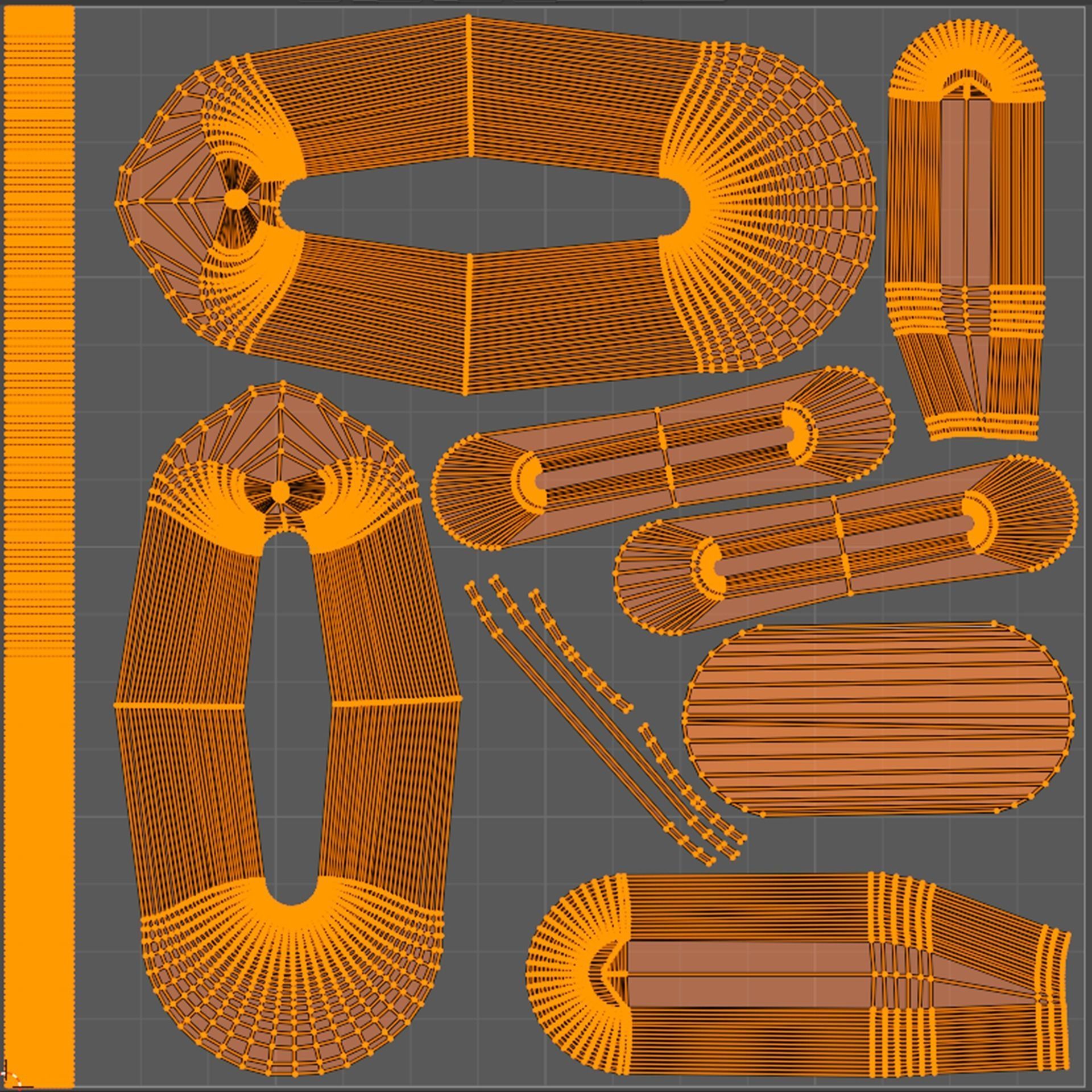 Headphones product Low-poly 3D model_14