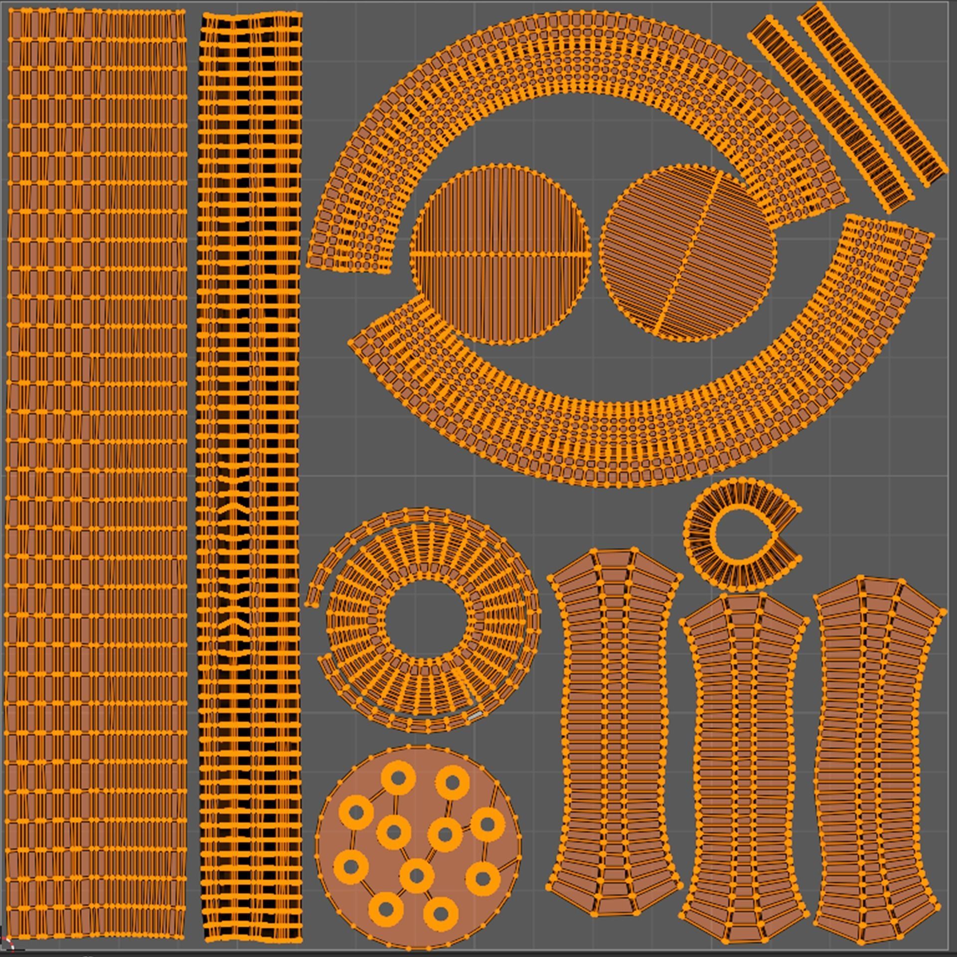 Headphones product Low-poly 3D model_15