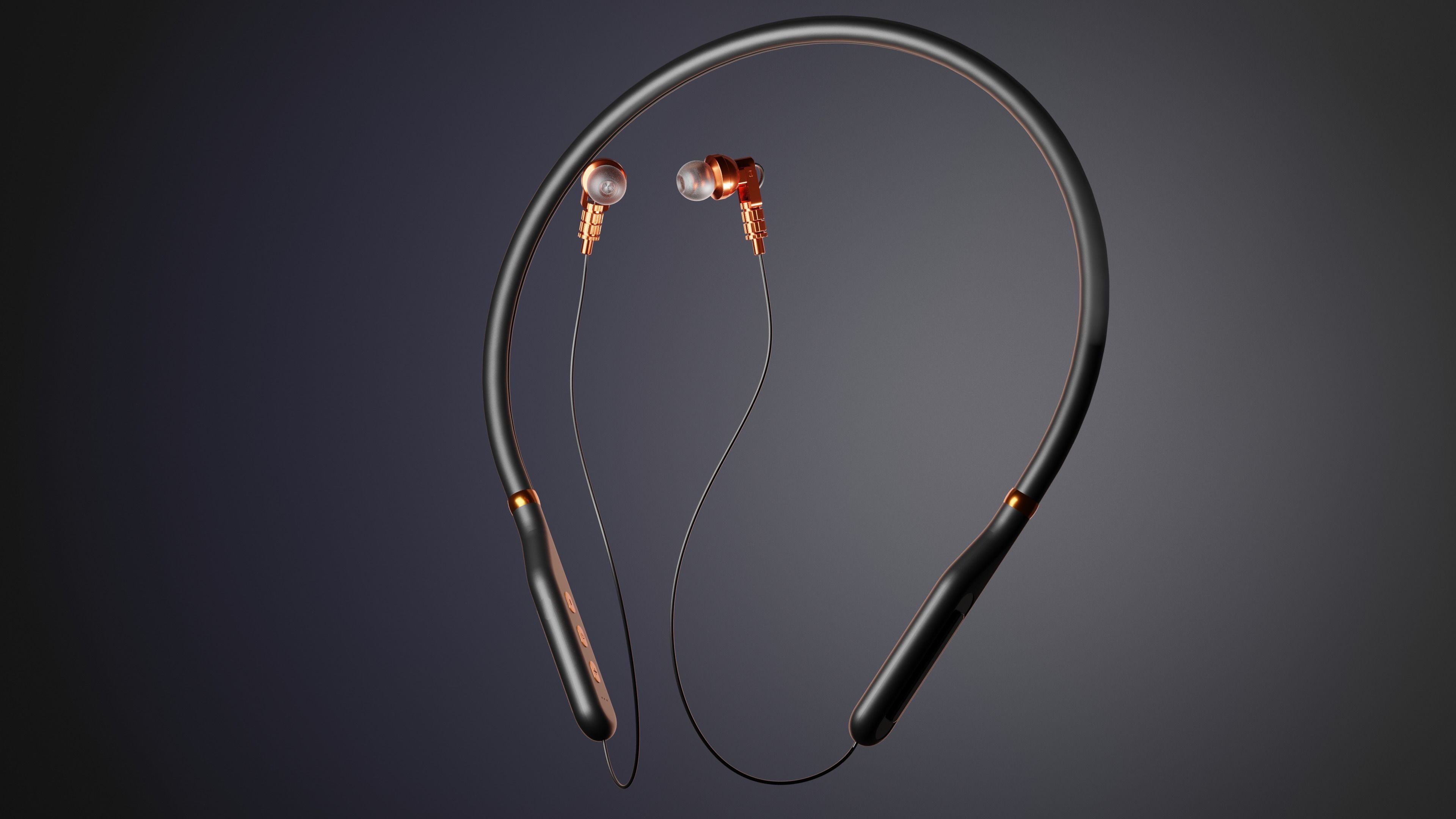 Headphones product Low-poly 3D model_8