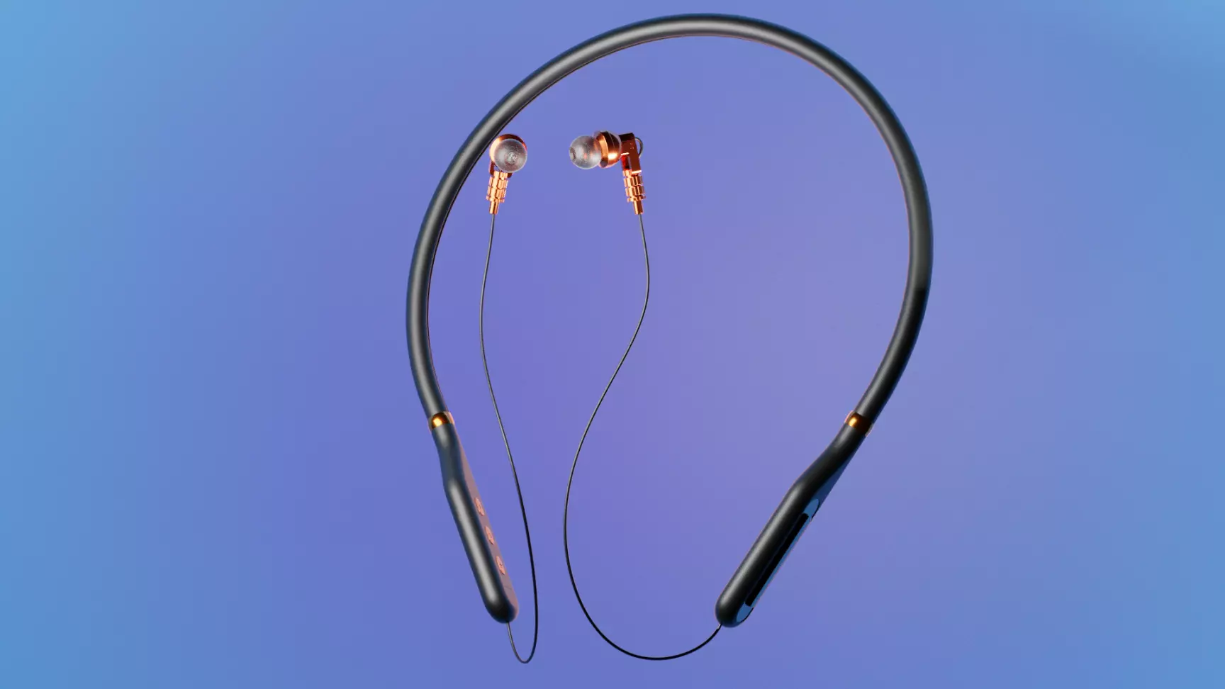 Headphones product Low-poly 3D model_0