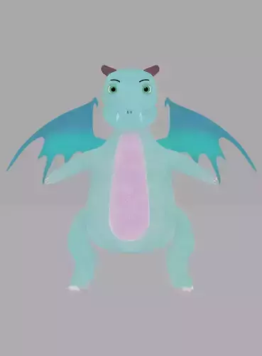 Low poly dragon 