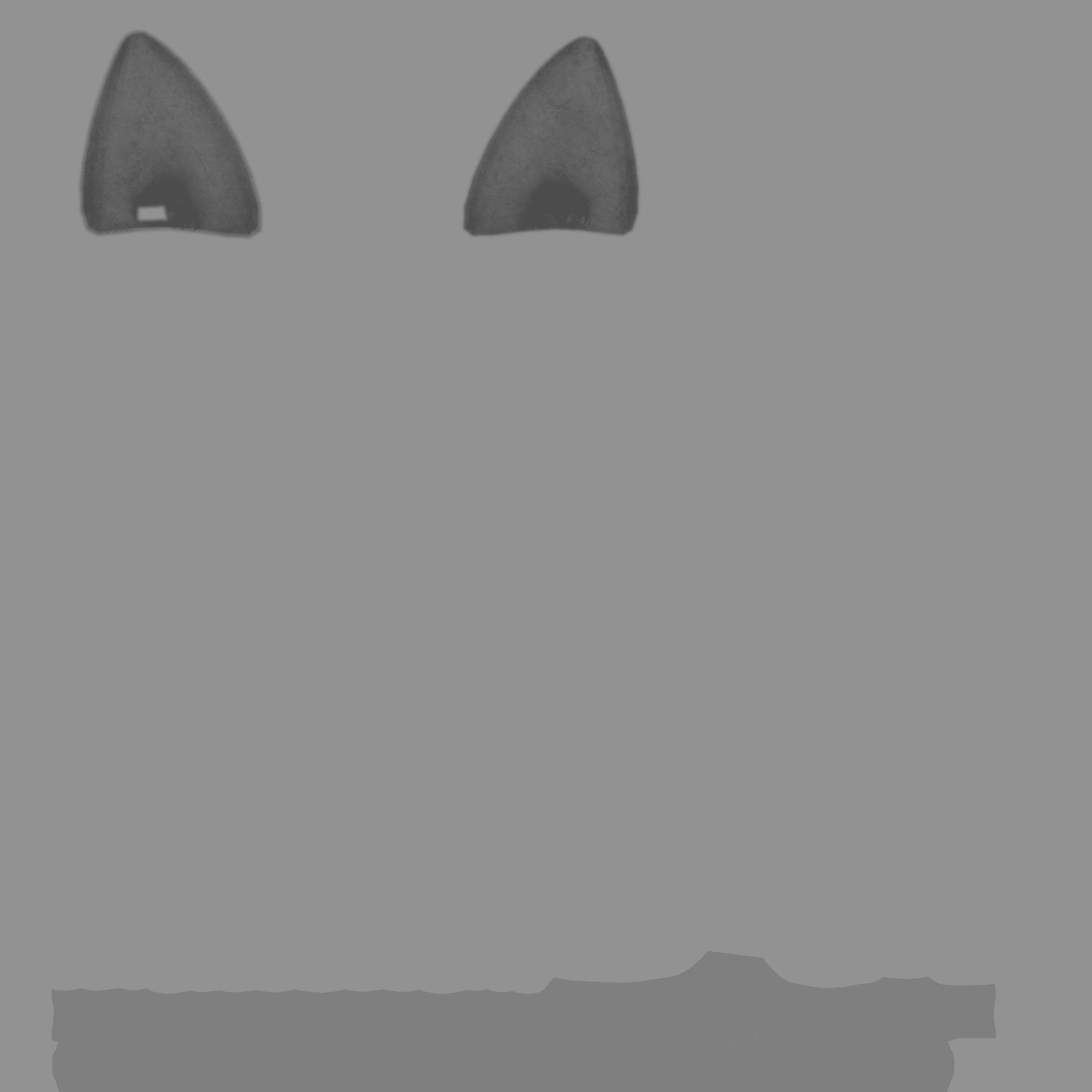 Furry Ears Tiara A08 Purple - Headband Character Design Low-poly 3D model_23