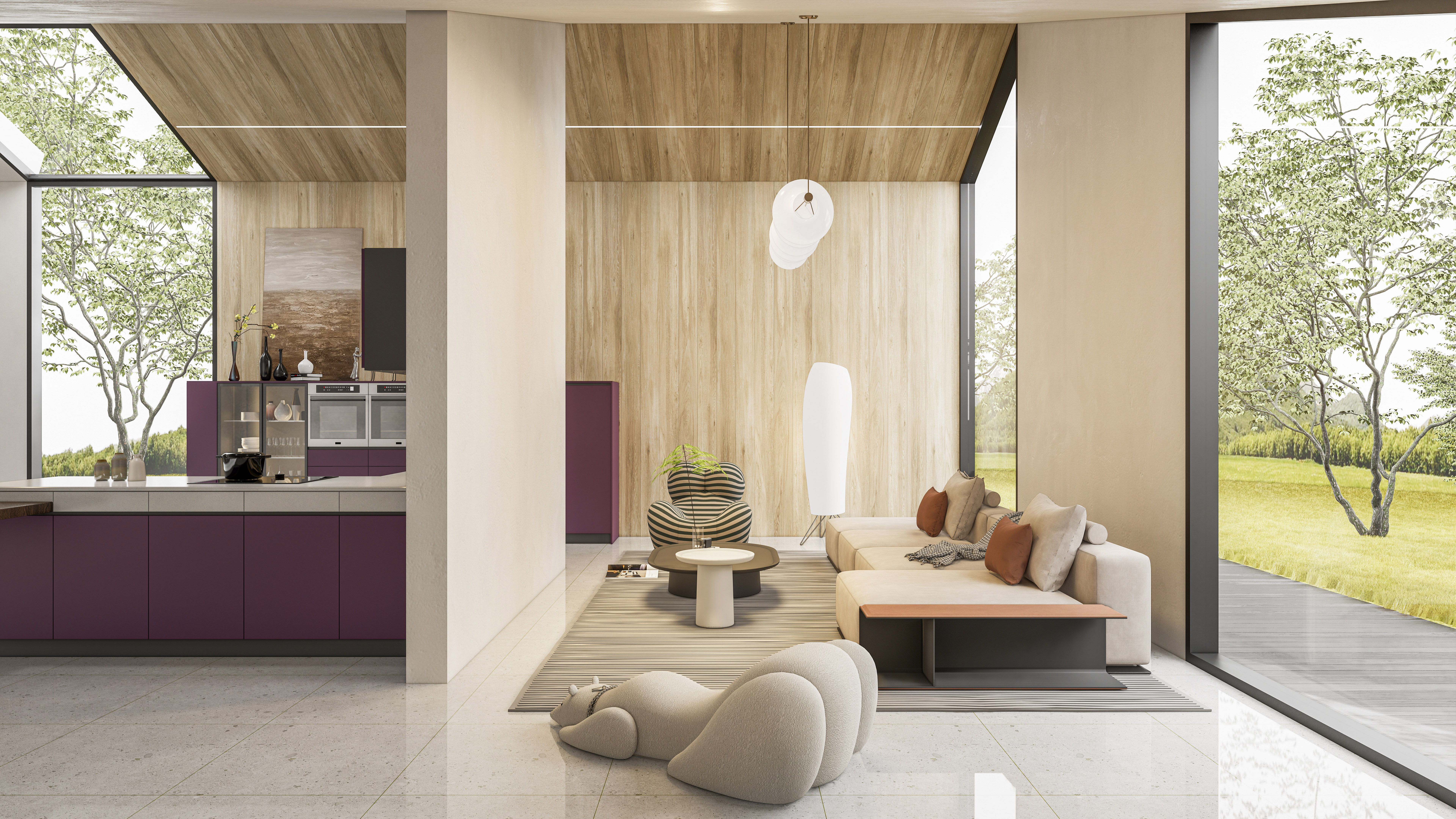 Kitchen fully parametric Resizable manufacturable 0019 3D model_6