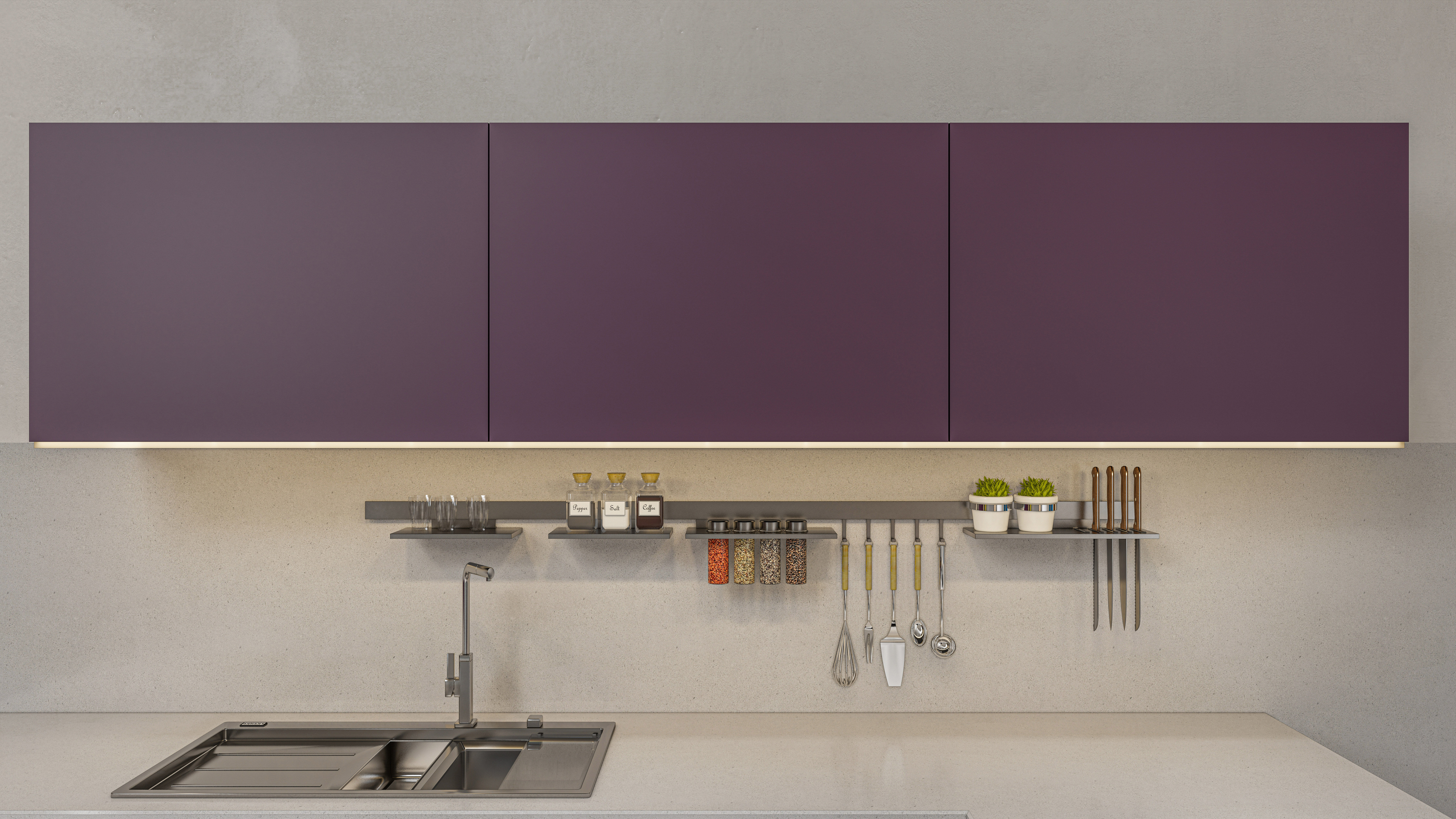 Kitchen fully parametric Resizable manufacturable 0019 3D model_16