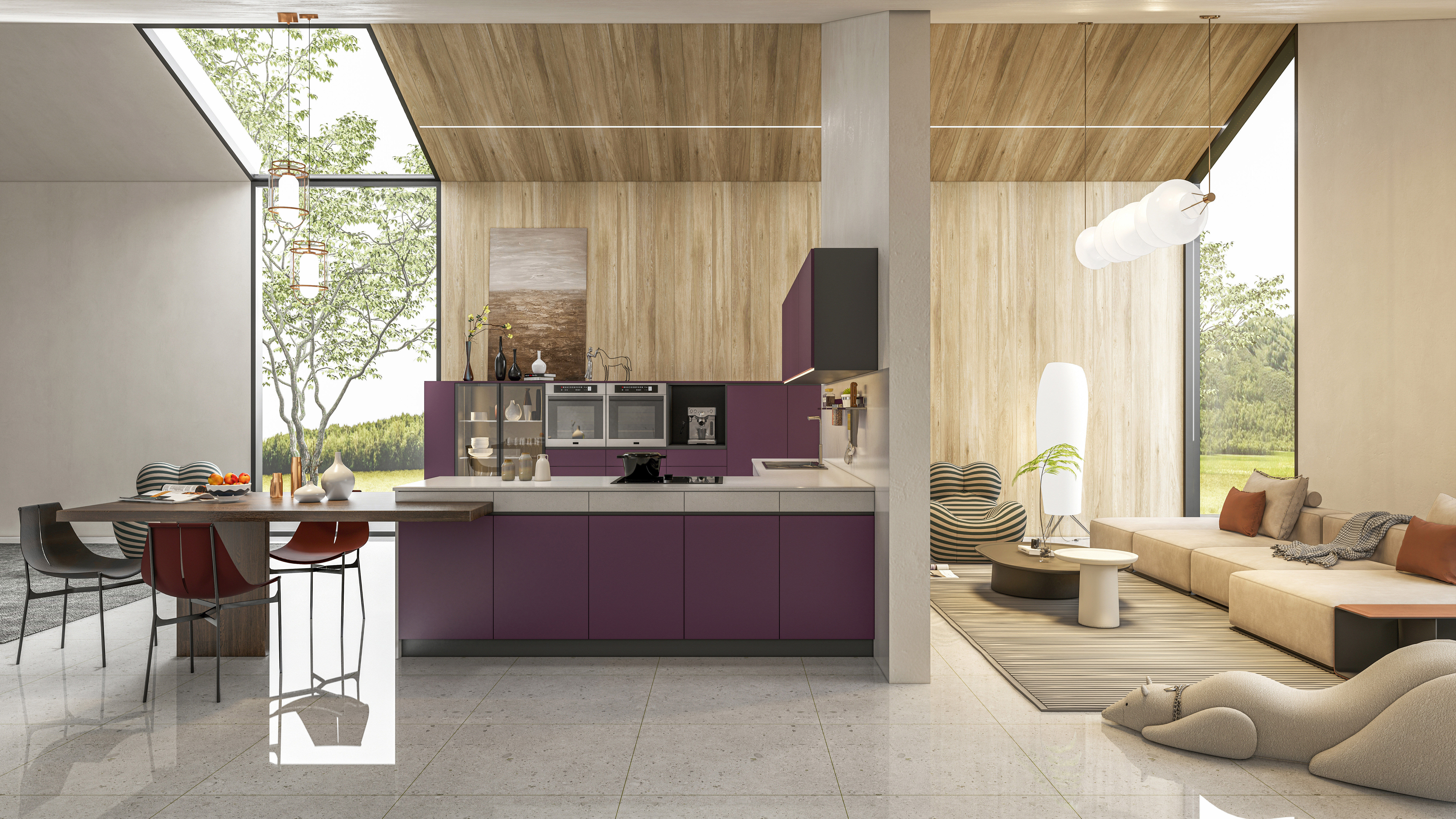 Kitchen fully parametric Resizable manufacturable 0019 3D model_3