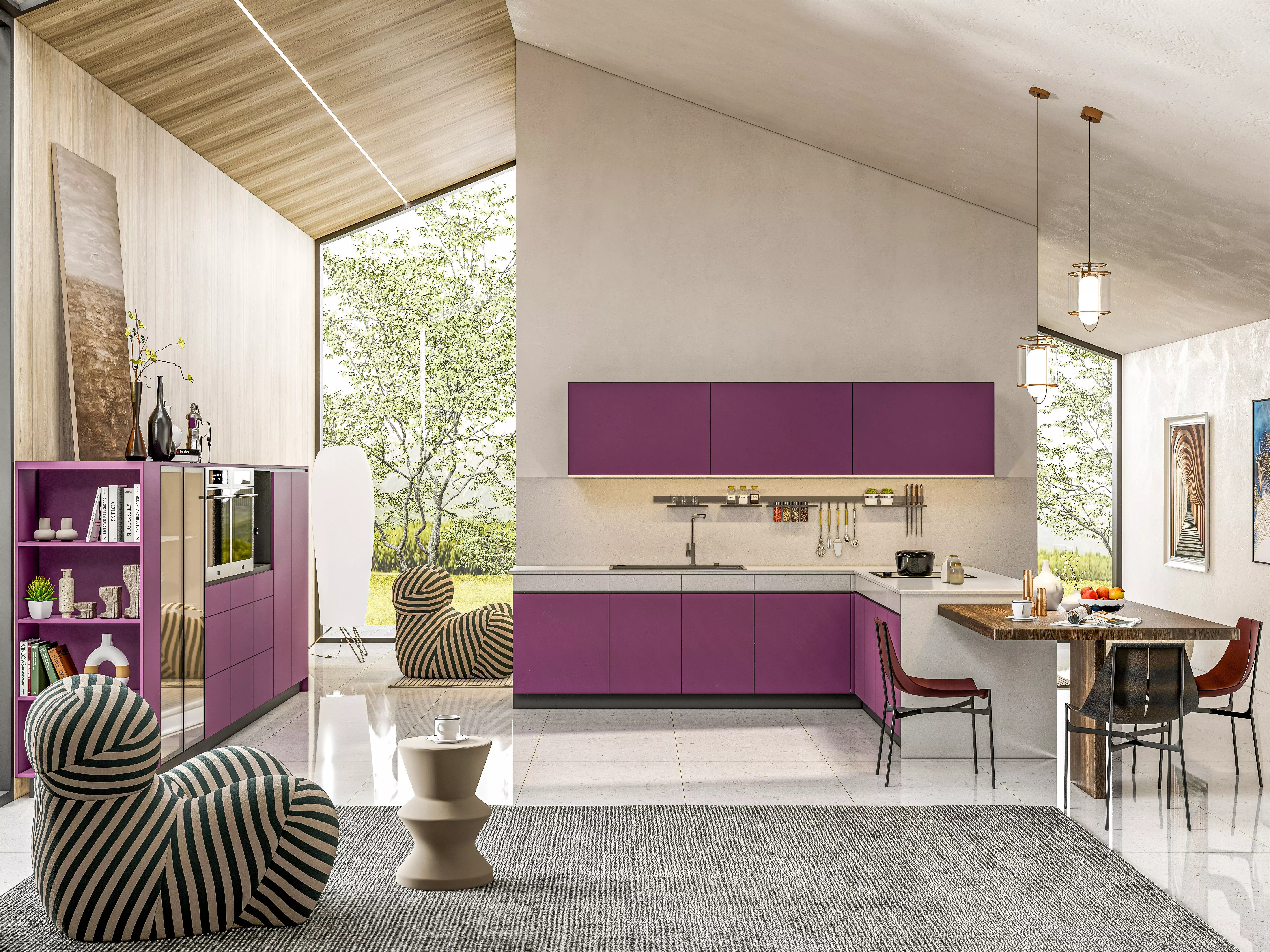 Kitchen fully parametric Resizable manufacturable 0019 3D model_0