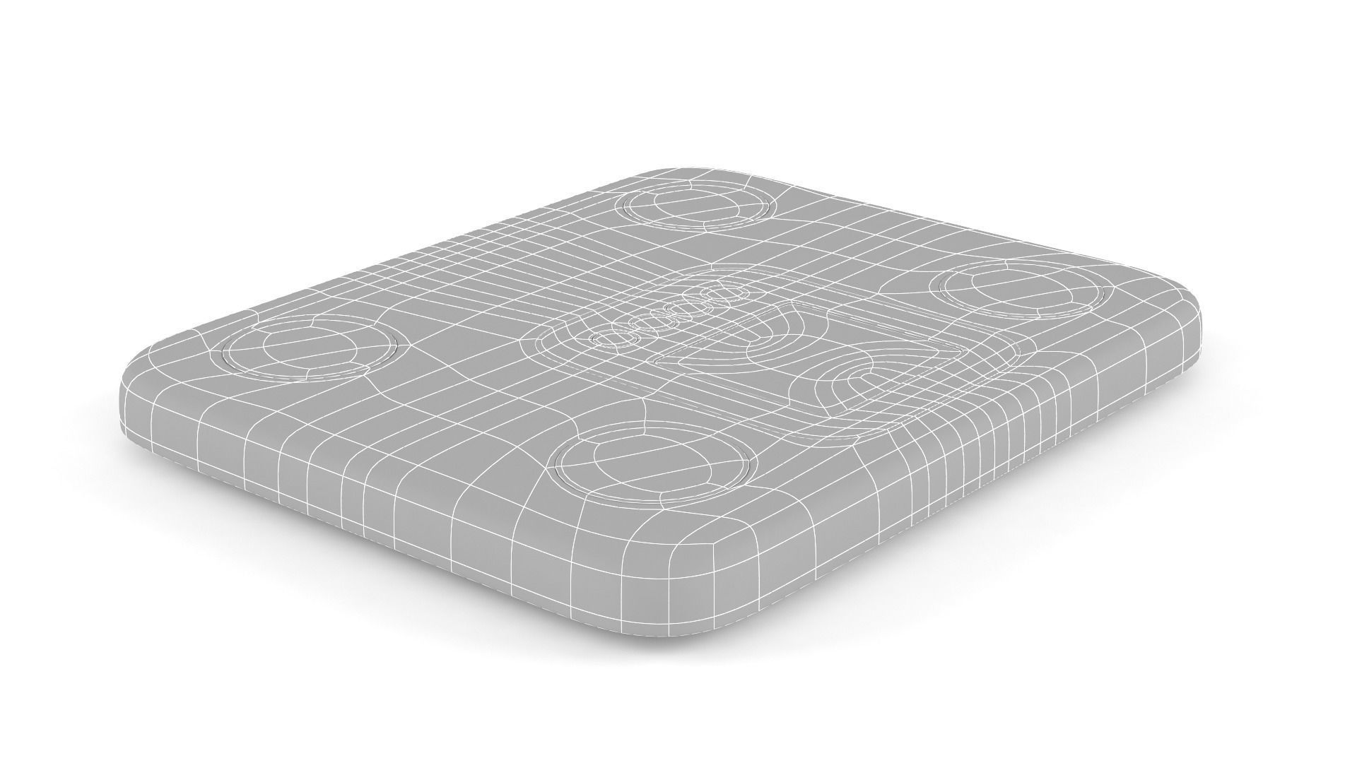 Bathroom Scale 3D model_9