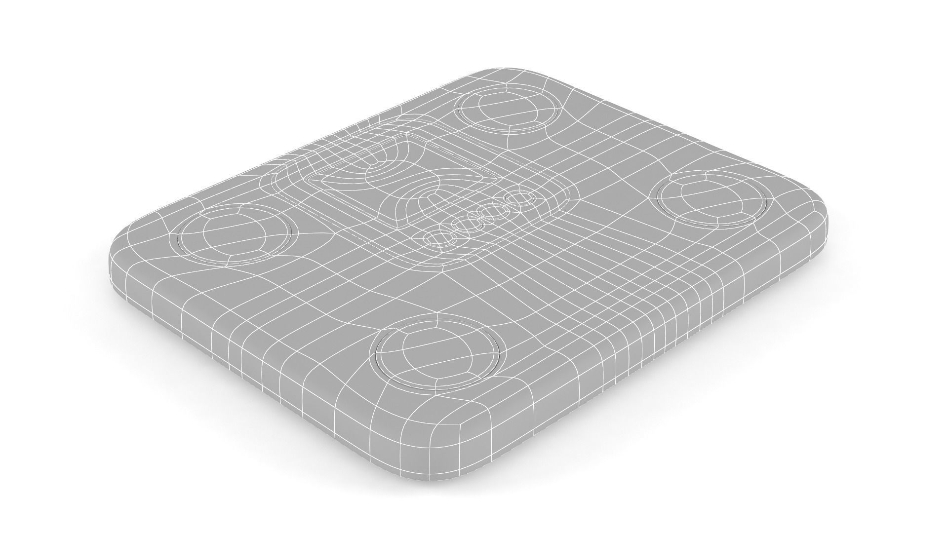 Bathroom Scale 3D model_7