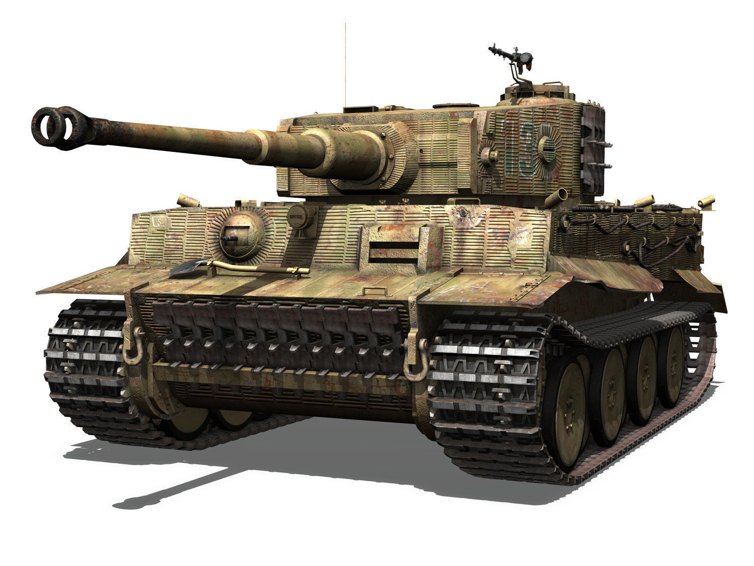 Panzer VI - Tiger - 131 - Mid Production 3D model_1
