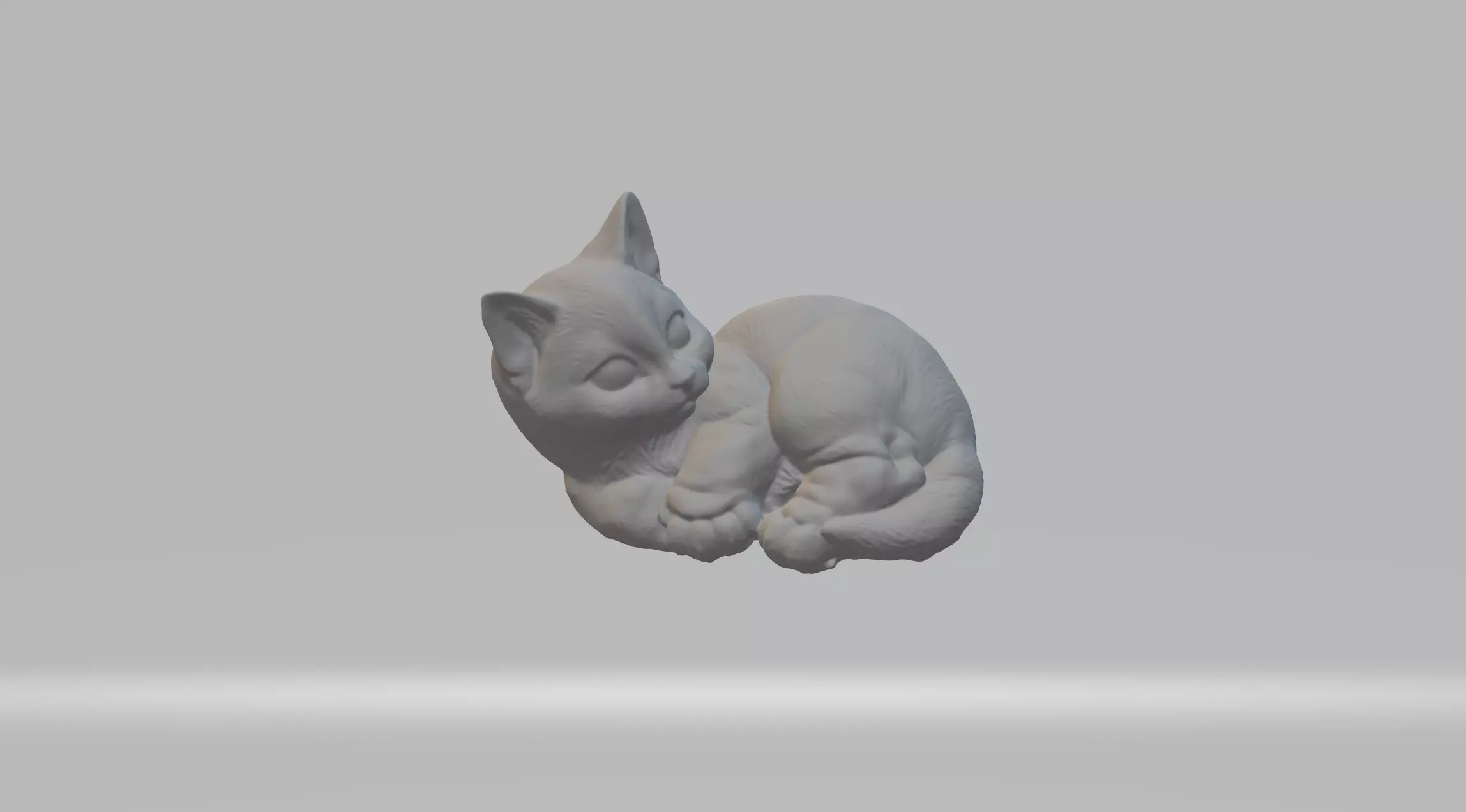 Cute Cat Decoration  3D print model_0