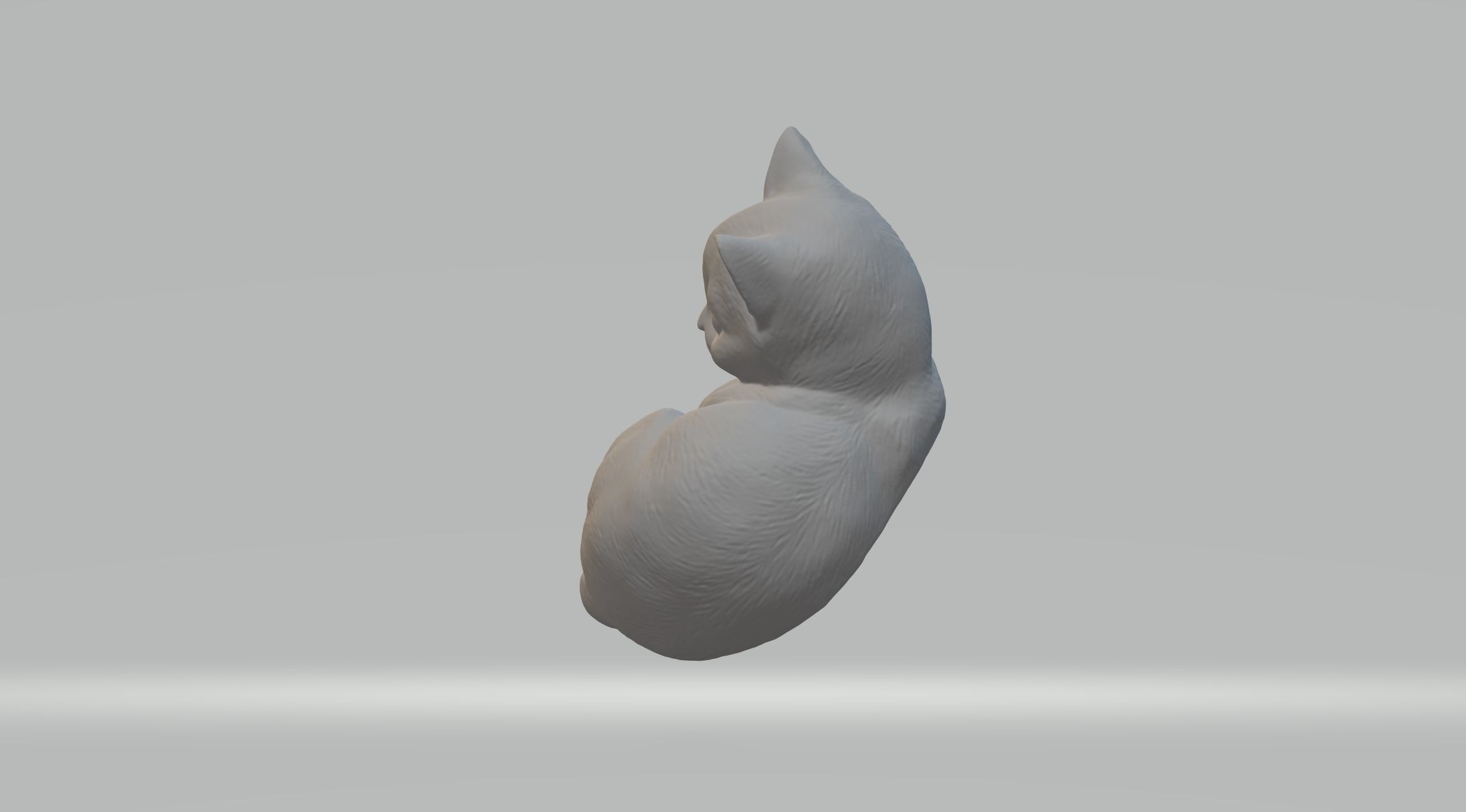 Cute Cat Decoration  3D print model_2