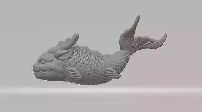 Dragon Fish 3D print model