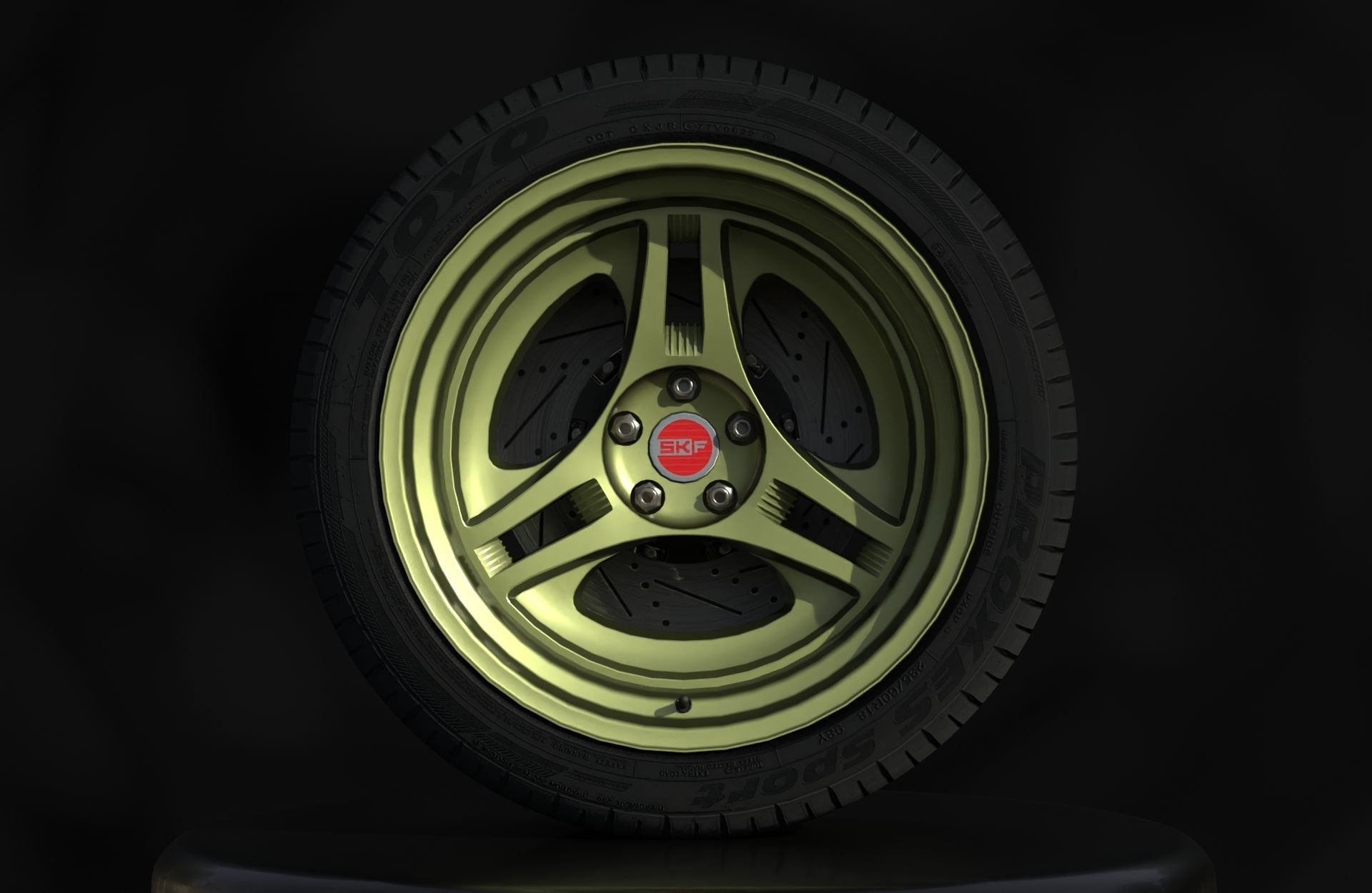 Haugen x SKF San Supoku - Game Ready - Textured with Materials Low-poly 3D model_3