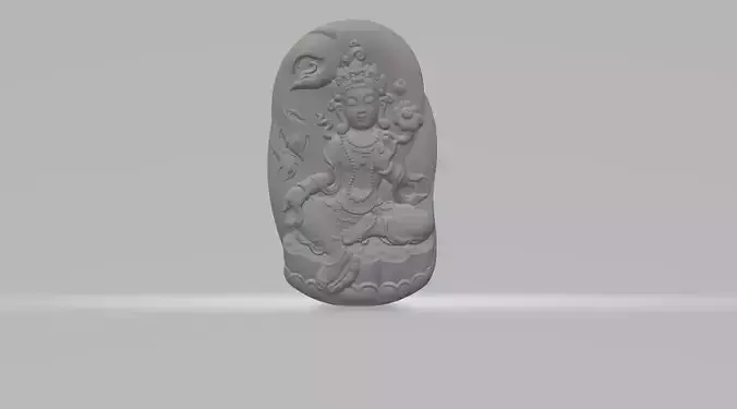 Phoenix Sitting Tara Tara Pendant