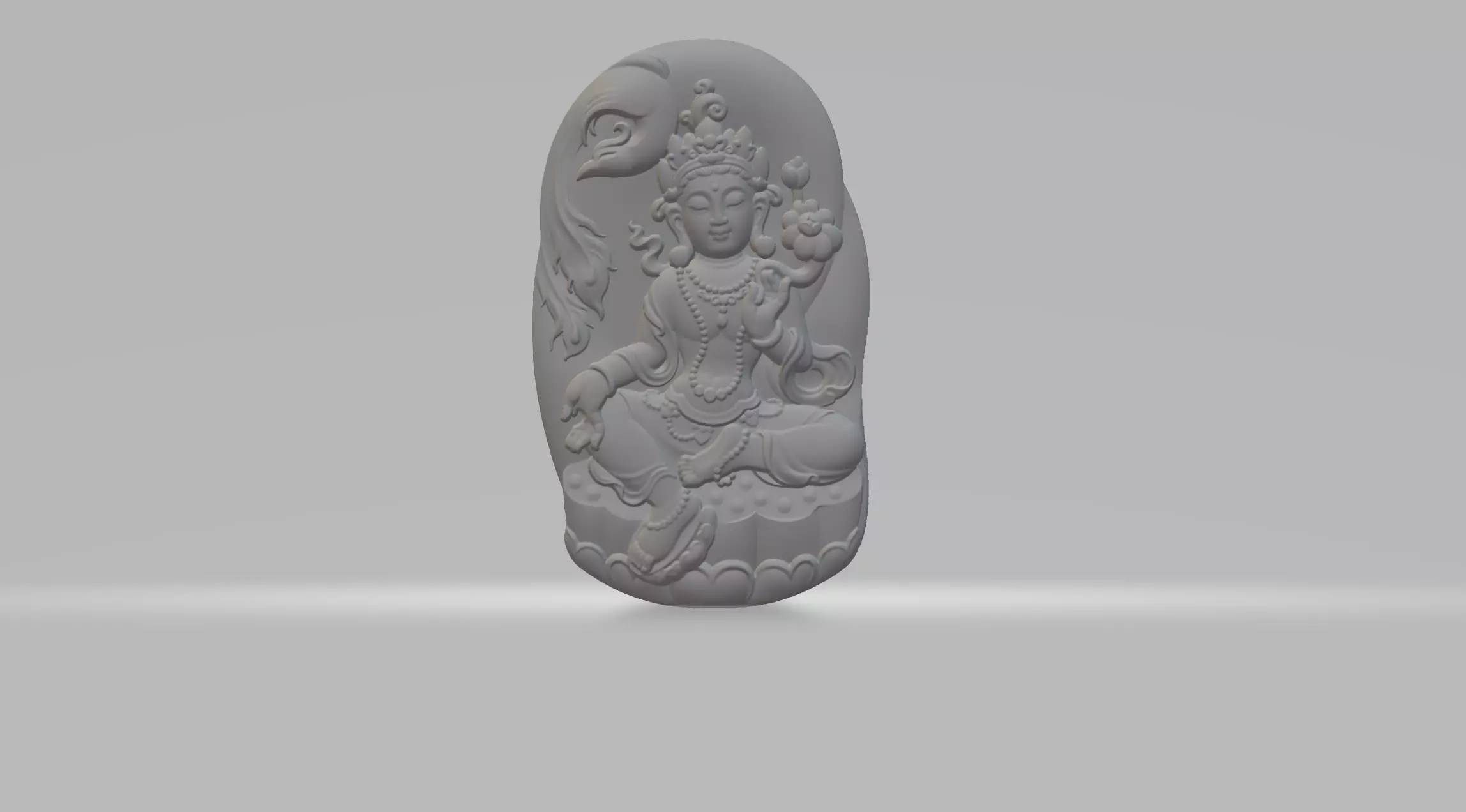 Phoenix Sitting Tara Tara Pendant 3D print model