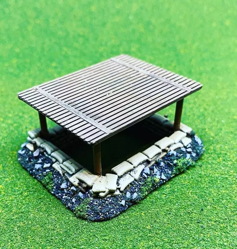 Observation Bunker Style 1 15mm Scale 3D print model 3D print model_0