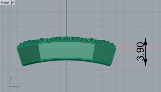 Dressy pendant 3688 3D print model 3D print model_5