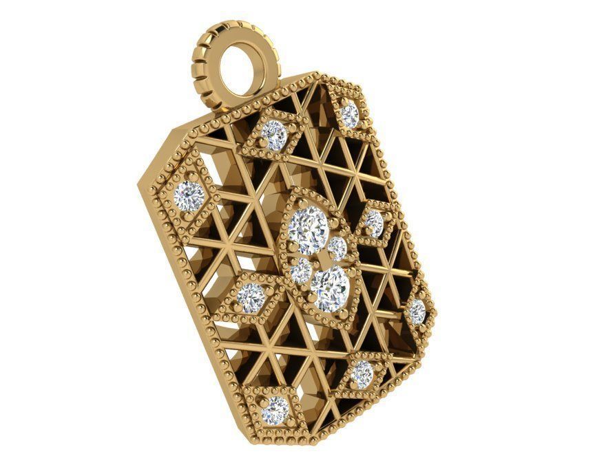 Dressy pendant 3688 3D print model 3D print model_1