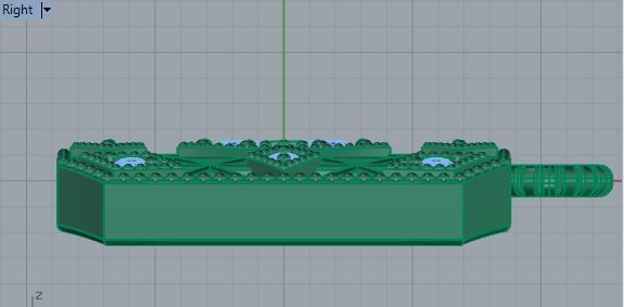 Dressy pendant 3688 3D print model 3D print model_6