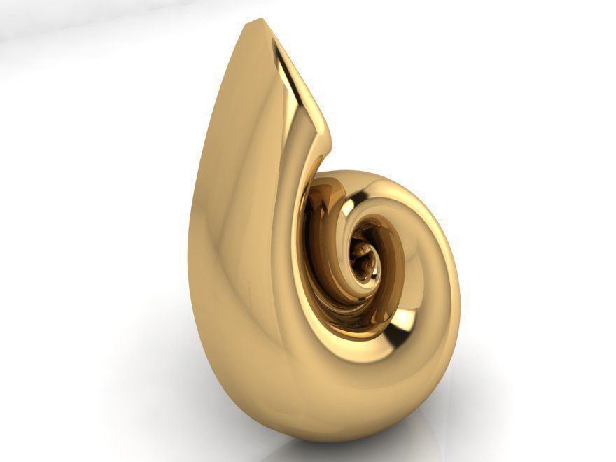 Snail pendant 3691 3D print model 3D print model_1